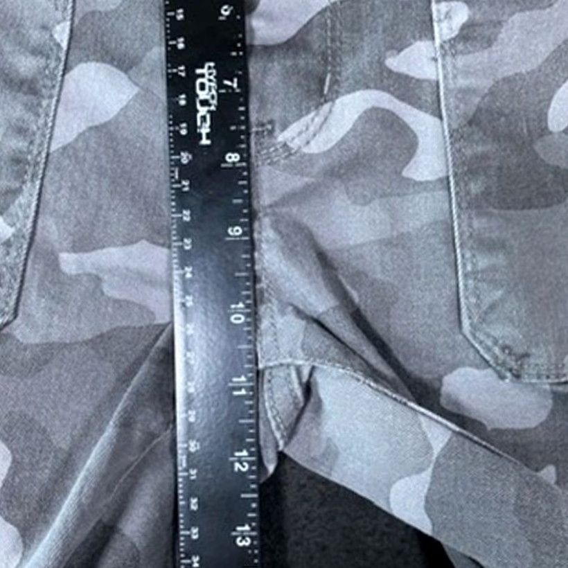 Vintage Seven7 Womens Jeans Gray Camouflage Denim Utility Skinny Ankle Stretch 6 Size 29" - 7 Thumbnail