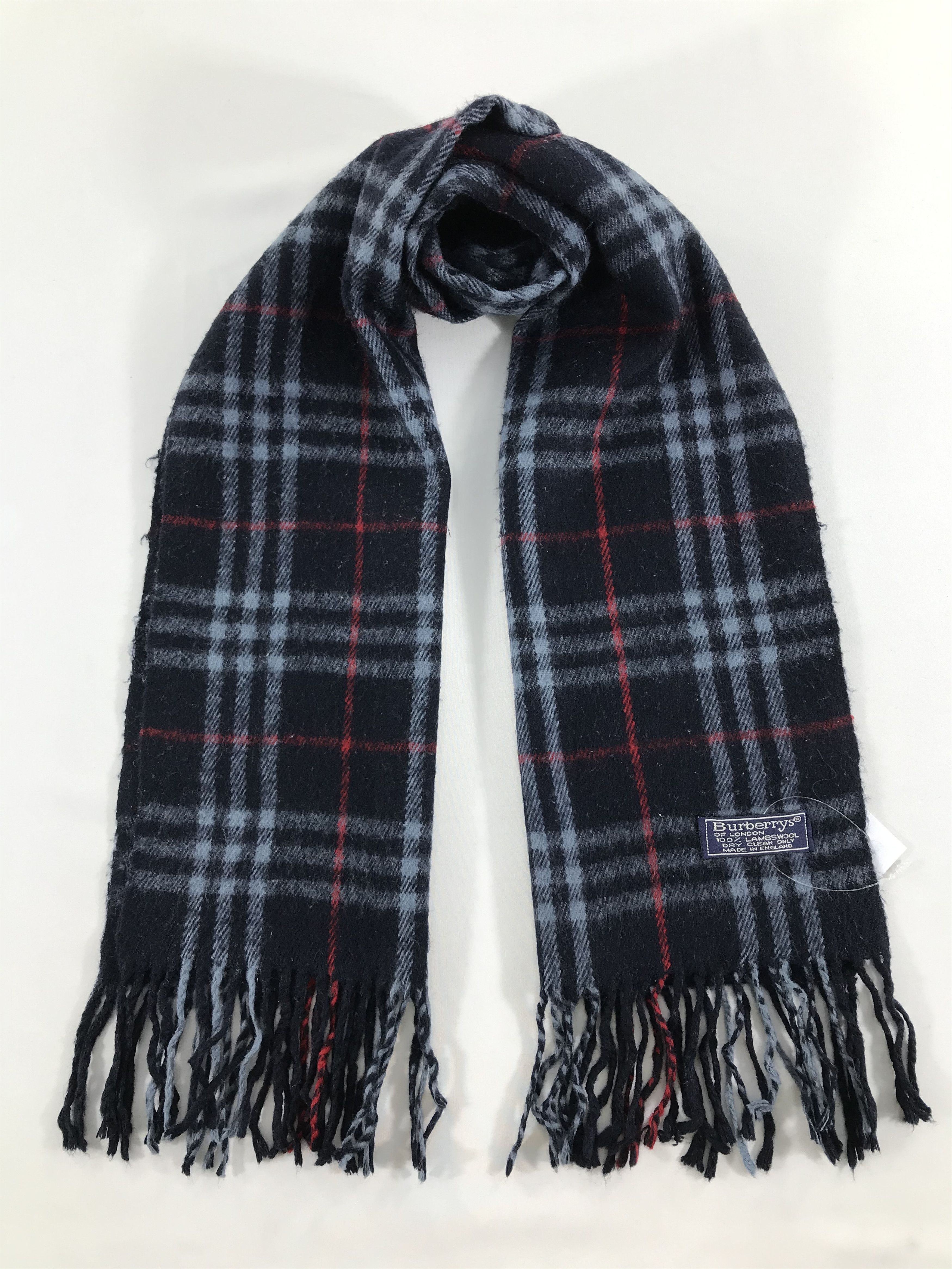 Burberry Vintage Burberry Scarf/Muffler/Neckwear MF1458 Size ONE SIZE - 1 Thumbnail