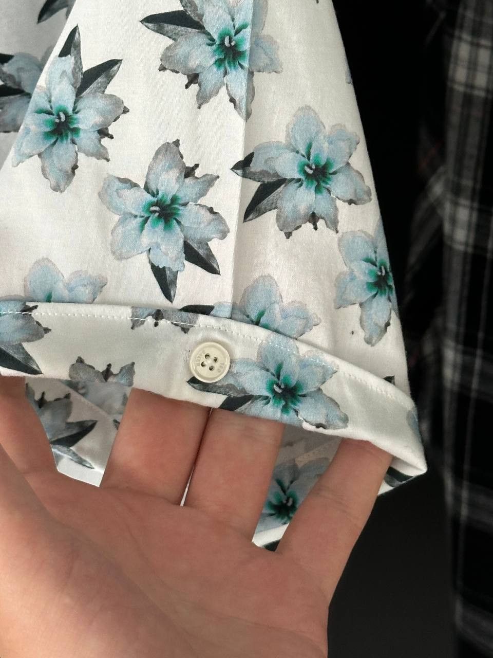 Ted Baker Ted Baker Floral Print Hawaii Short Sleeve Summer Shirt Size US L / EU 52-54 / 3 - 6 Thumbnail