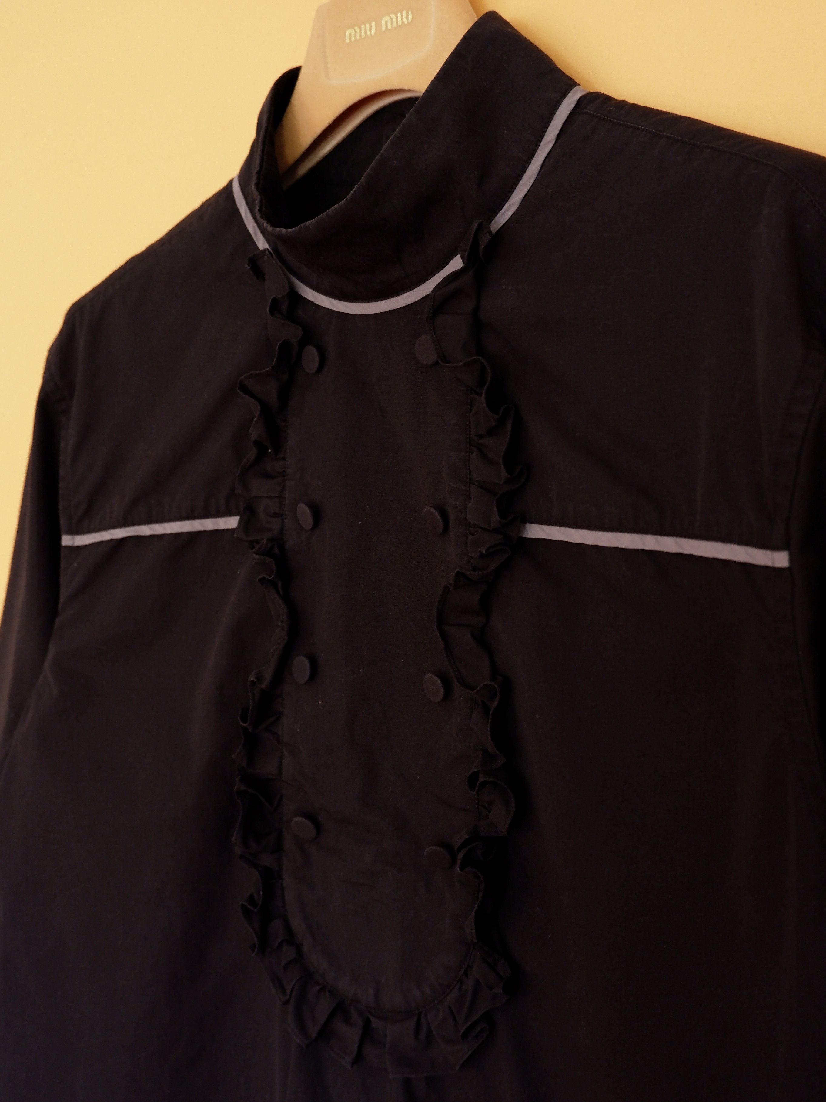 Prada Last drop! Prada shirt with ruffled bib runway FW20 Size US S / EU 44-46 / 1 - 3 Thumbnail
