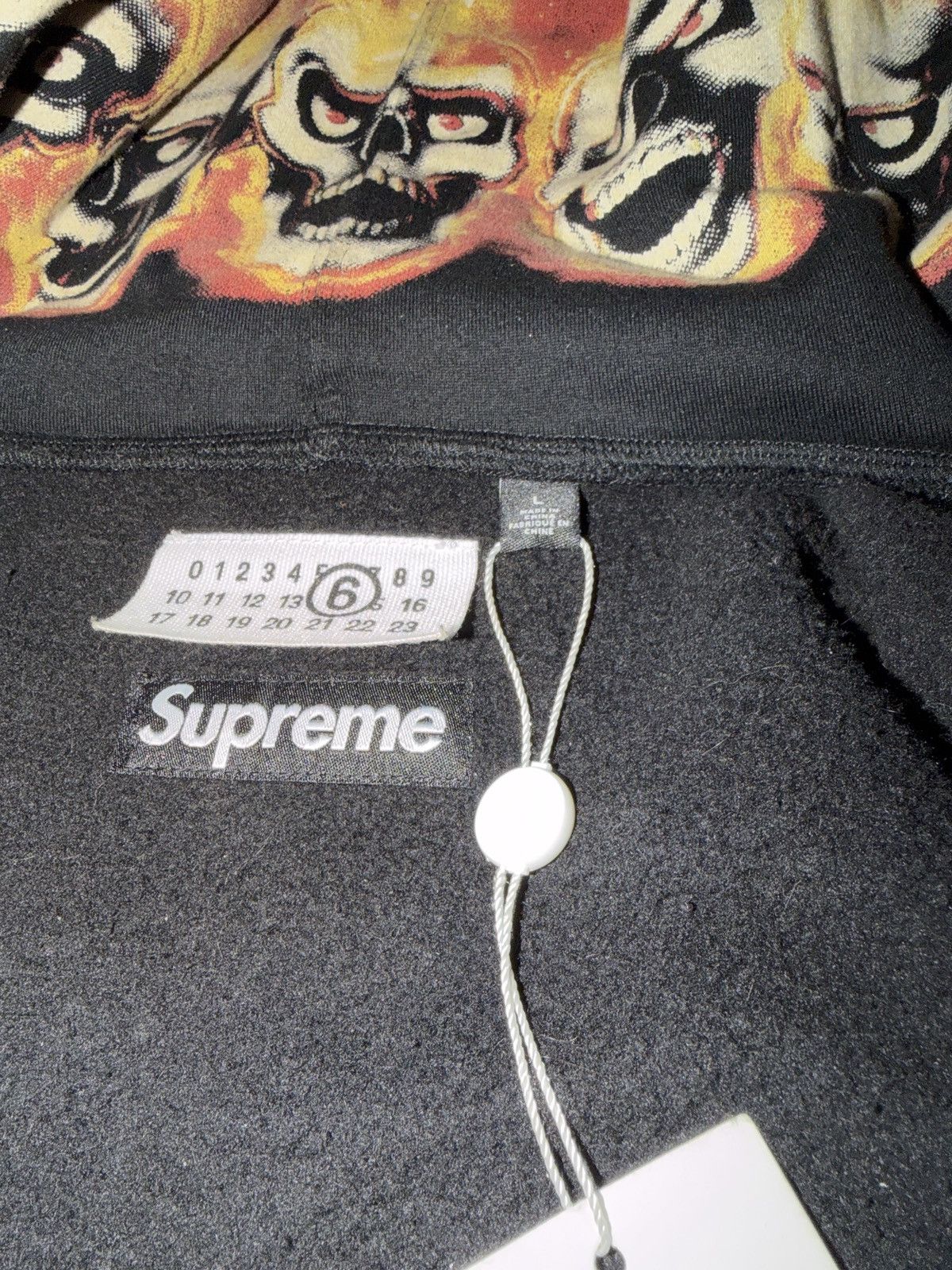 Maison Margiela × Supreme Supreme MM6 Maison Margiela Zip Up Hooded Sweatshirt Size US L / EU 52-54 / 3 - 4 Thumbnail