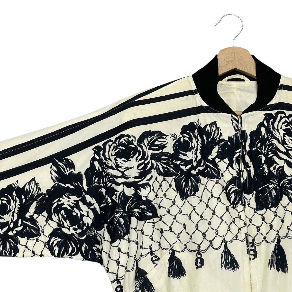 Versace ‼️LASTDROP‼️Vtg 80s Gianni Versace Lampo Zipper Floral Bomber Size US L / EU 52-54 / 3 - 5 Thumbnail