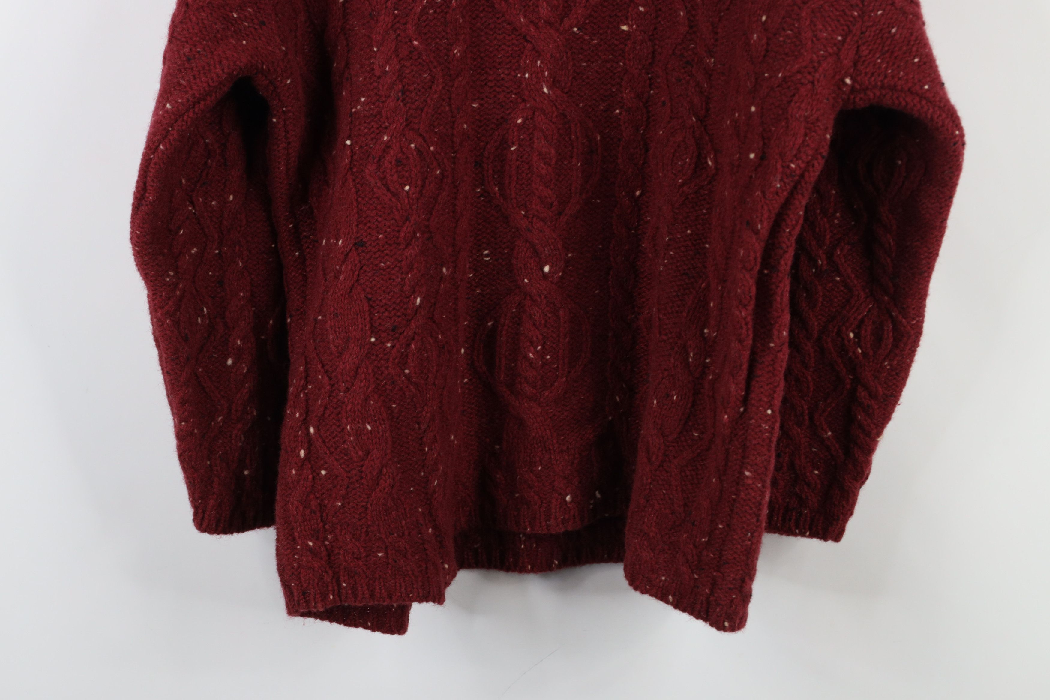 Vintage Vintage 90s Streetwear Chunky Fisherman Cable Knit Sweater Size M / US 6-8 / IT 42-44 - 7 Thumbnail