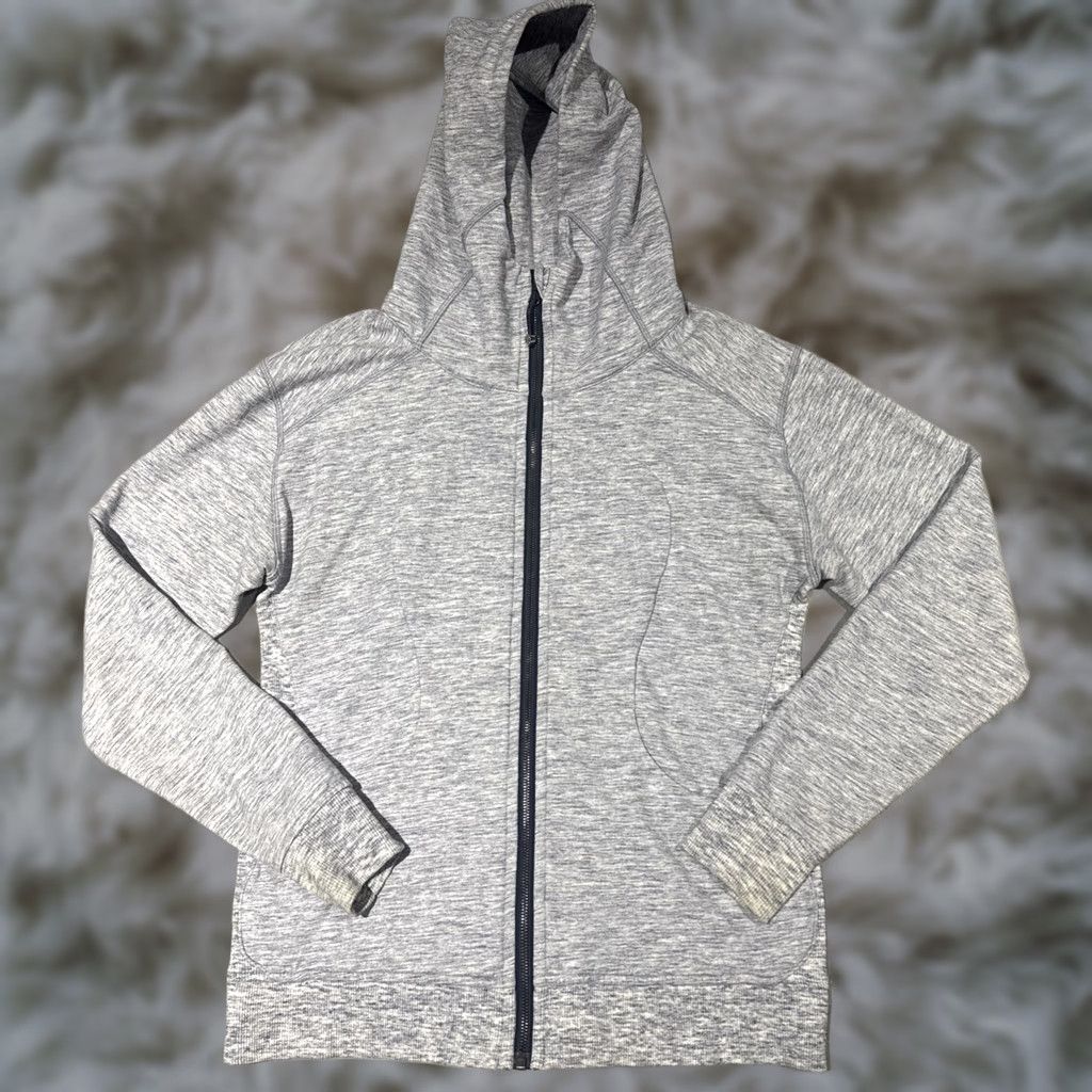 Lululemon Lululemon Scuba Hoodie Women 12 Heathered Core Medium Gray Light Cotton Fleece Full Zip Hoodie Women Size XL / US 12-14 / IT 48-50 - 1 Thumbnail