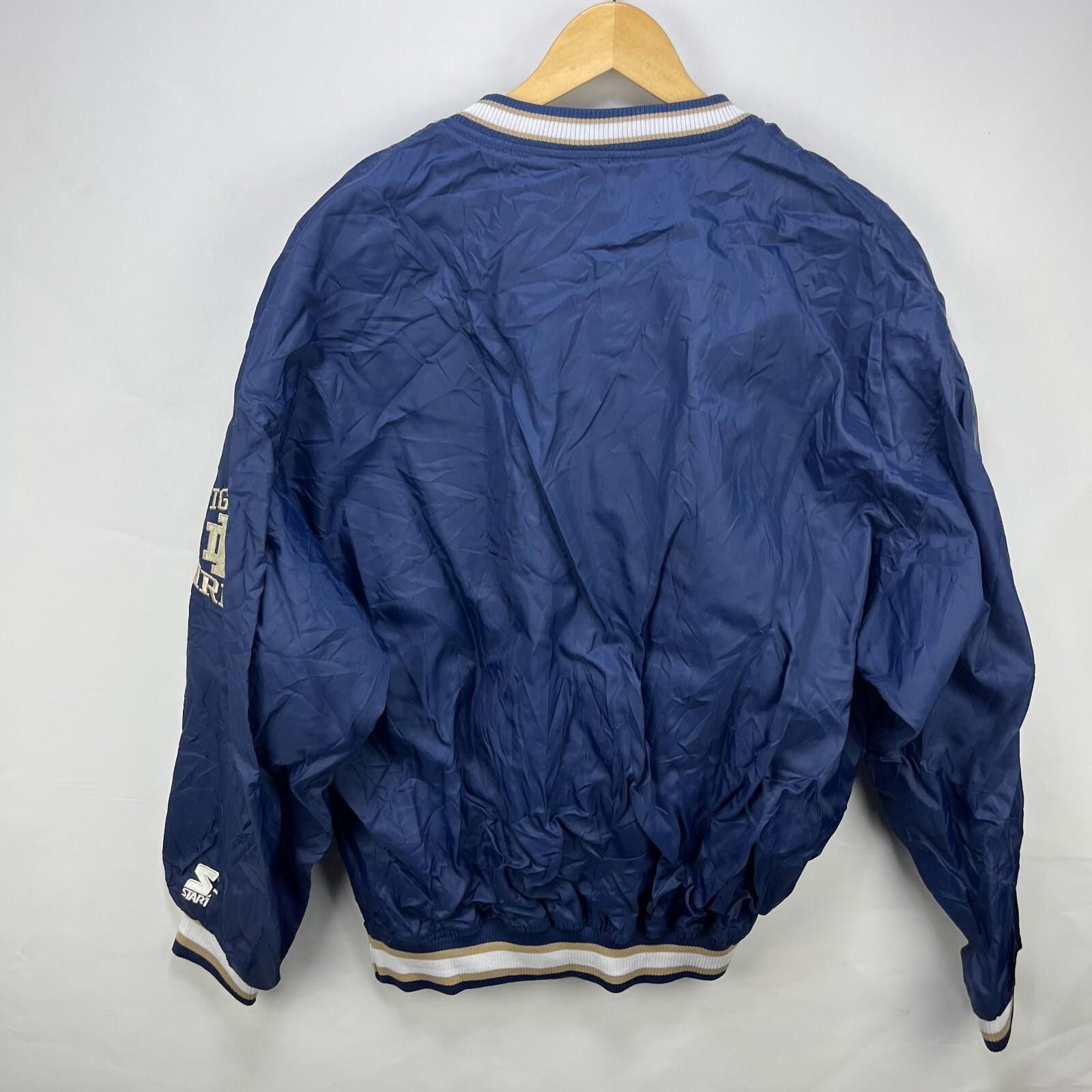 Starter Vintage 90s Notre Dame Fighting Irish Starter Jacket XL Size ONE SIZE - 11 Thumbnail