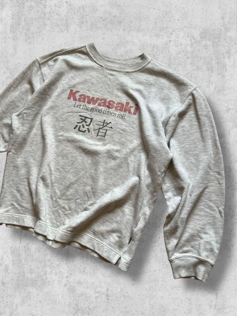 Other KAWASAKI vintage Racing sweatshirt long sleeve logo Size US L / EU 52-54 / 3 - 2 Thumbnail