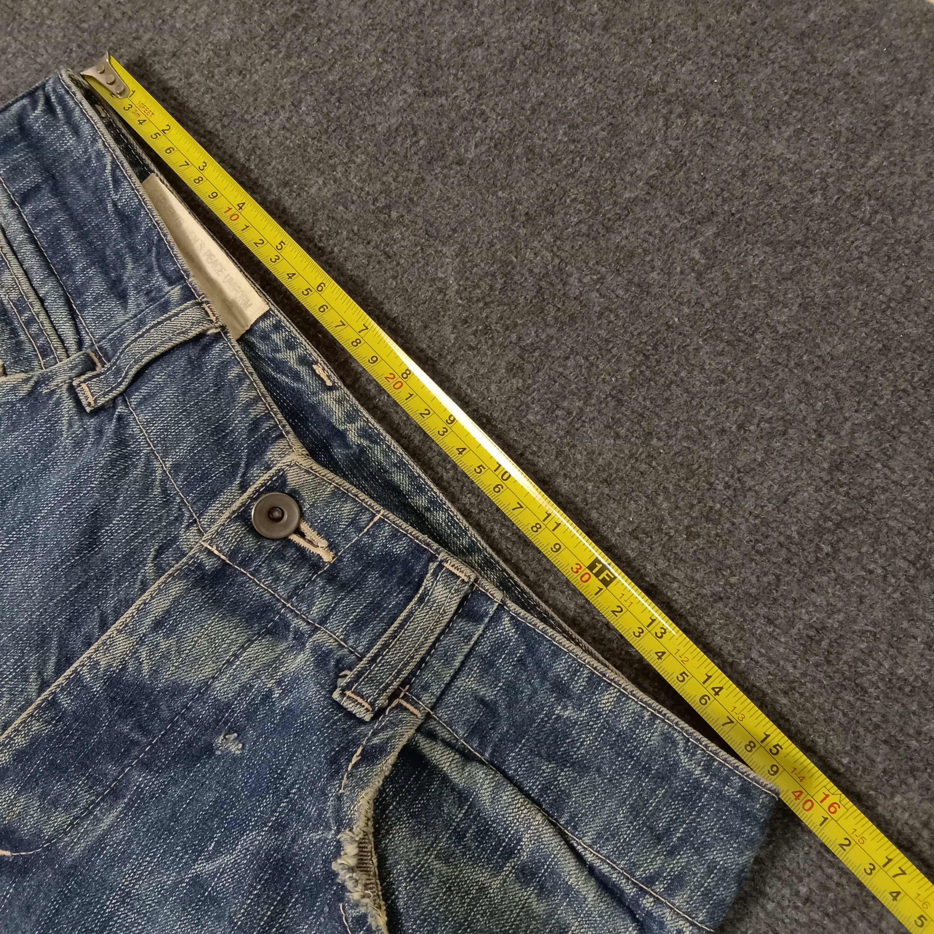 Garment Project Garment Men's Japanese Brand Cargo Denim Jeans Size US 31 - 7 Thumbnail