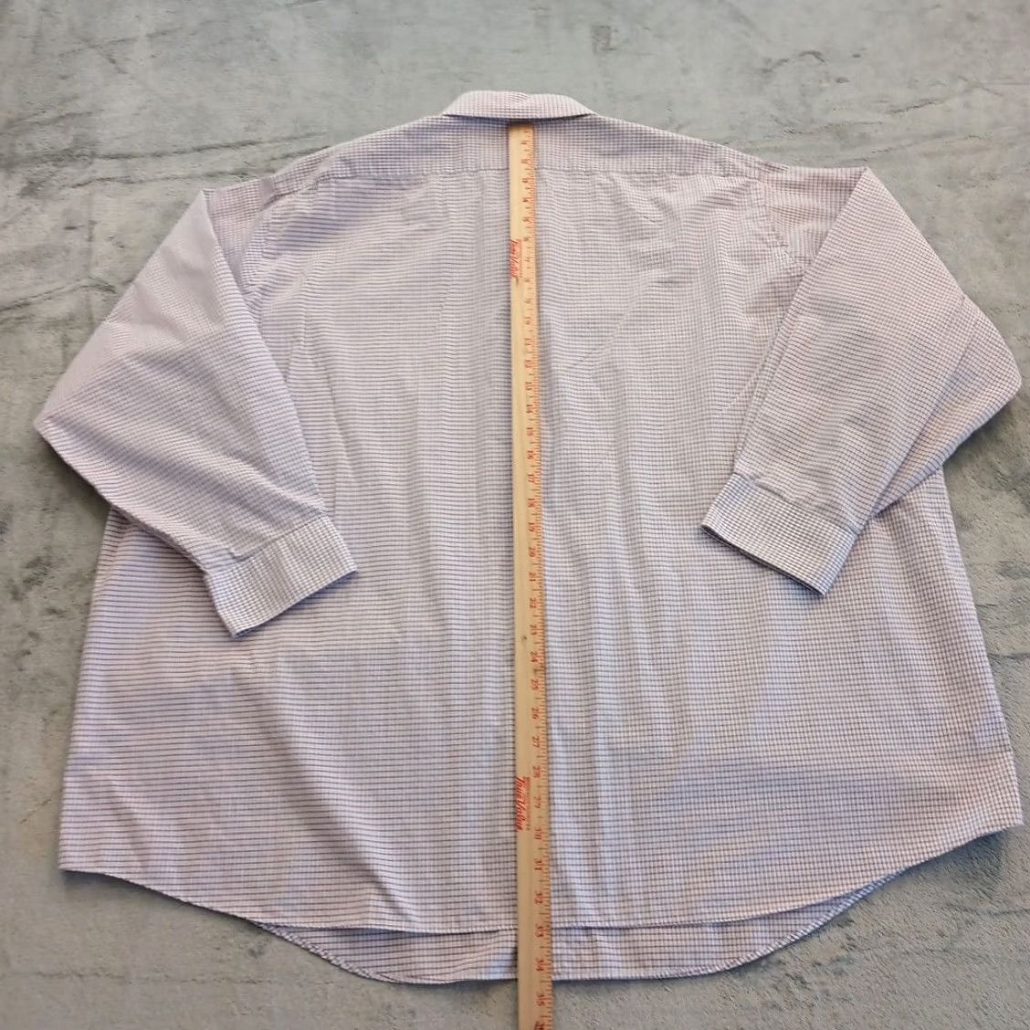 Van Heusen Van Heusen Shirt Mens 20 Pink Check Big Fit Long Sleeve Button-Up Mens Regular Size 20 Pink Check Van Heusen Shirt Size US XXL / EU 58 / 5 - 5 Thumbnail