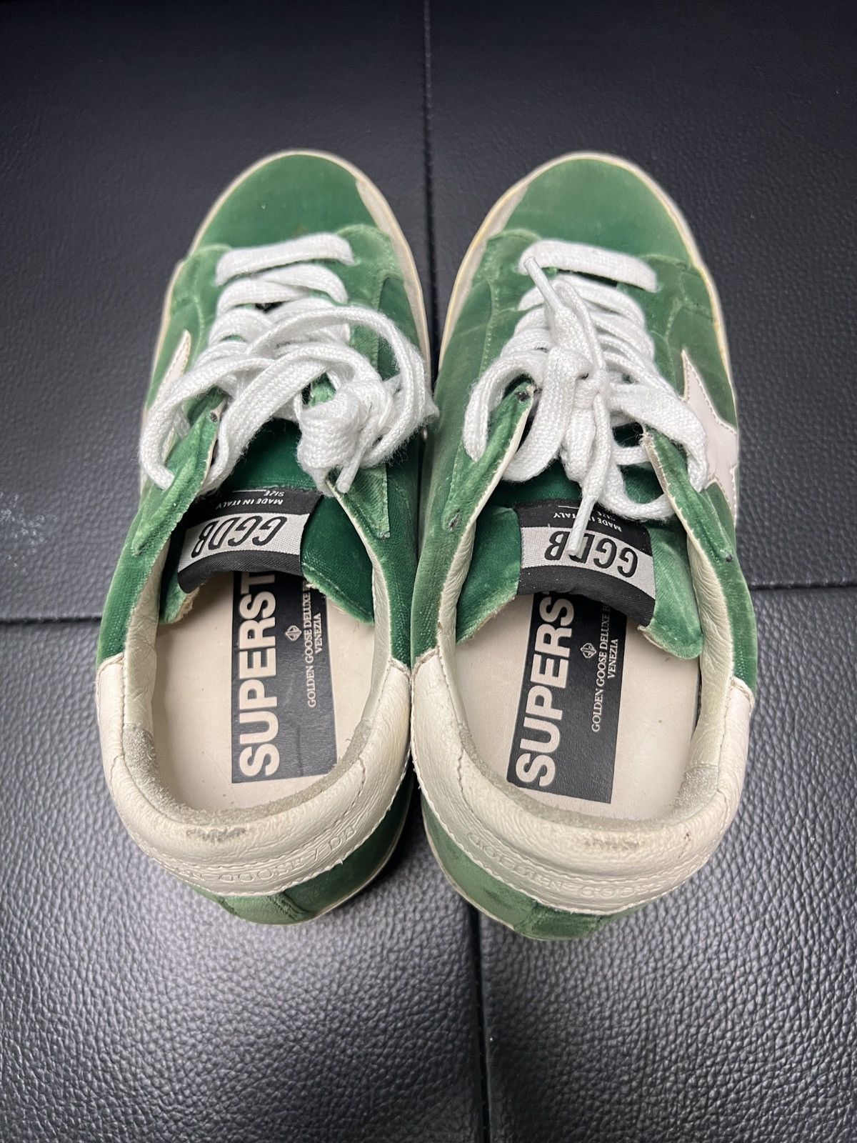 Golden Goose Golden Goose GGDB Distressed Star Sneakers Size US 5 / IT 35 - 13 Thumbnail