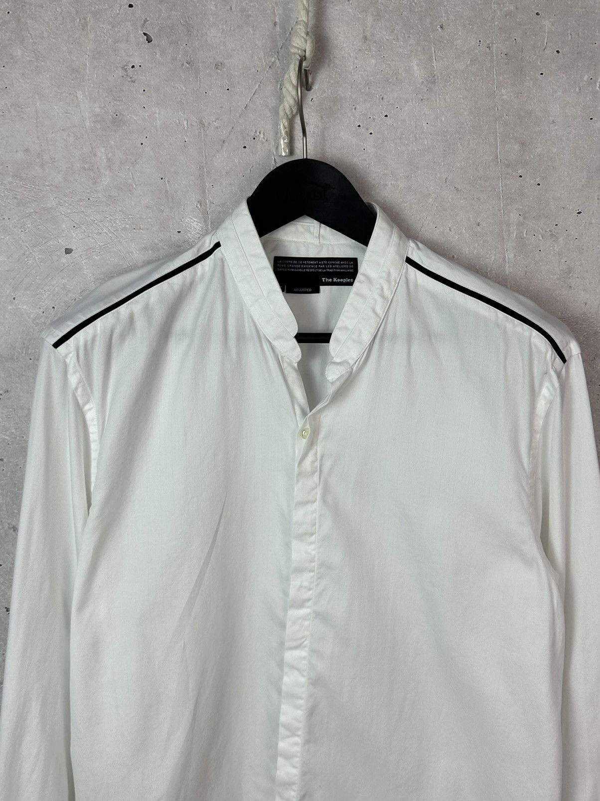 The Kooples The Kooples Adjusted White Cotton Long Sleeve Men’s Shirt Size US XL / EU 56 / 4 - 3 Thumbnail