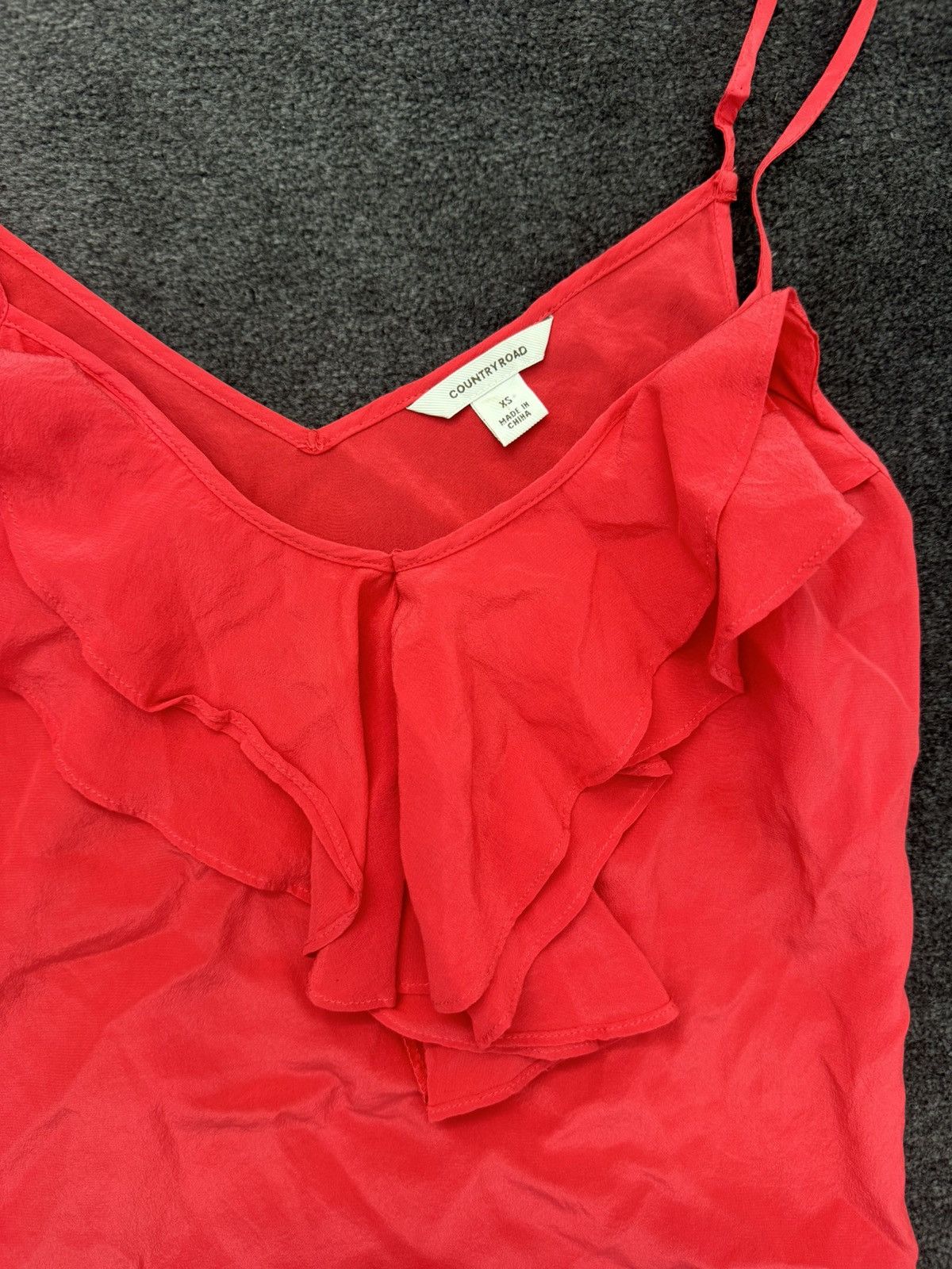 Country Road Red frill Country road Singlet top Size M / US 6-8 / IT 42-44 - 2 Thumbnail