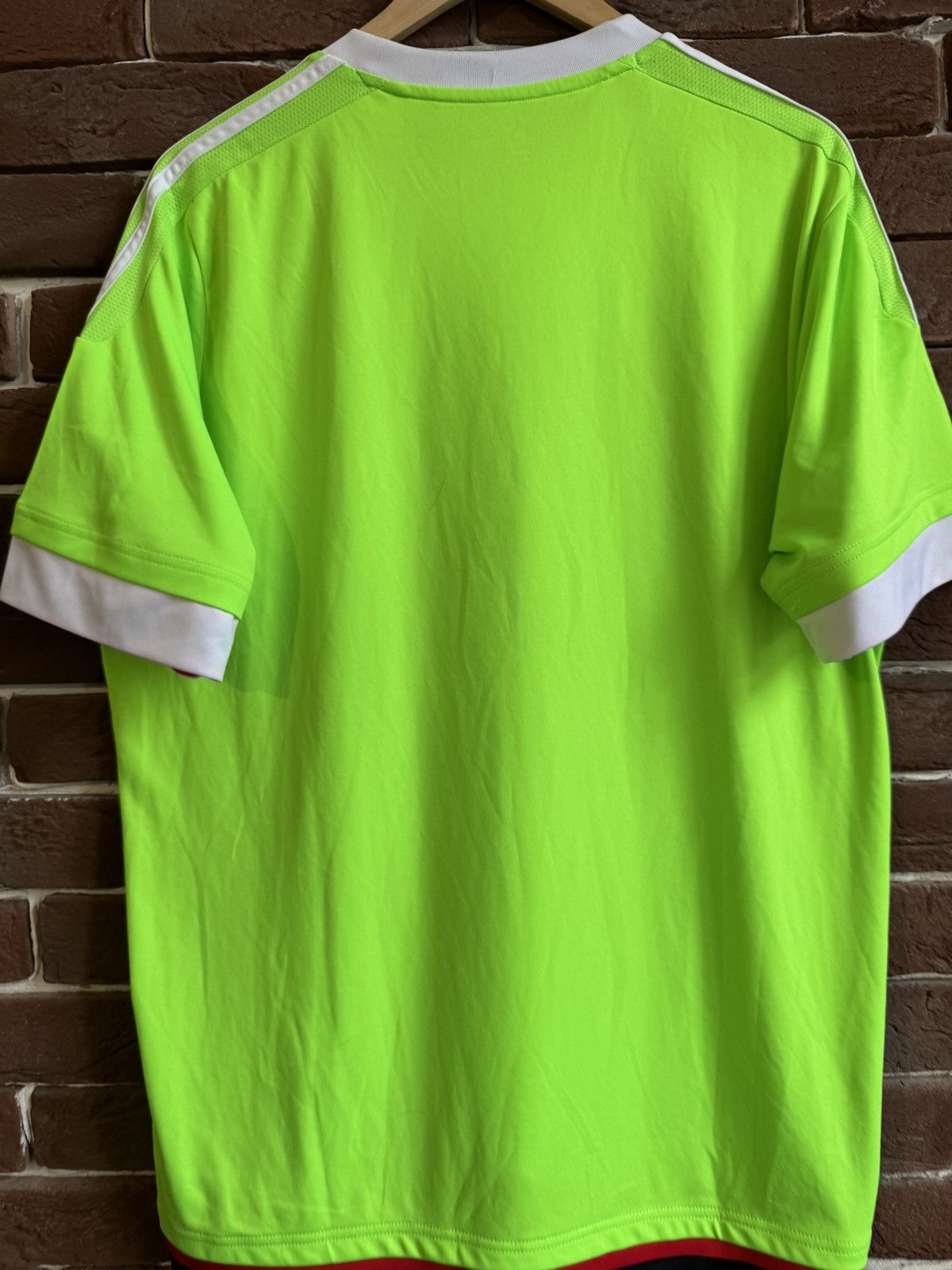Adidas 2015 Adidas Ajax Amsterdam Football Soccer Jersey Green L Size US L / EU 52-54 / 3 - 8 Thumbnail