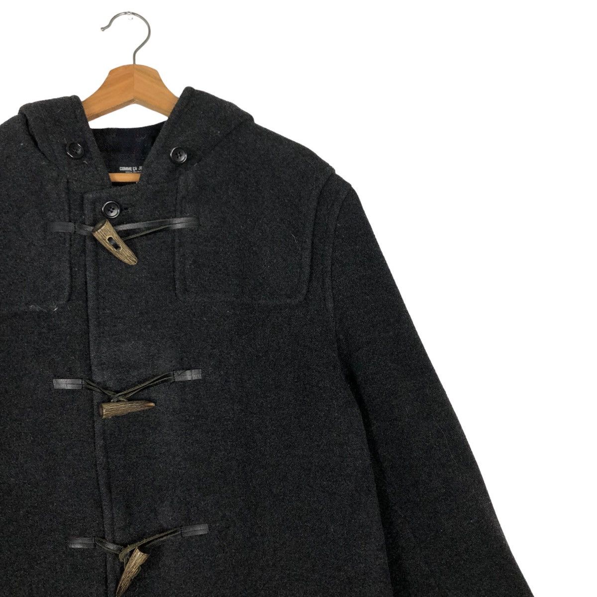 Japanese Brand 🔥90’s Long Jacket Wool Comme Ca Ism Japan Issey Miyake Size US M / EU 48-50 / 2 - 5 Thumbnail