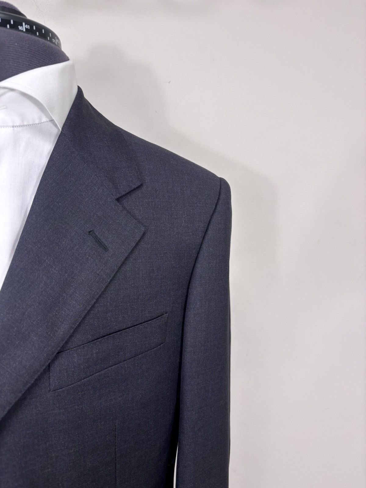 Corneliani Corneliani Linea Sartoria Men’s Grey Wool Blazer Jacket Size 48R - 4 Thumbnail