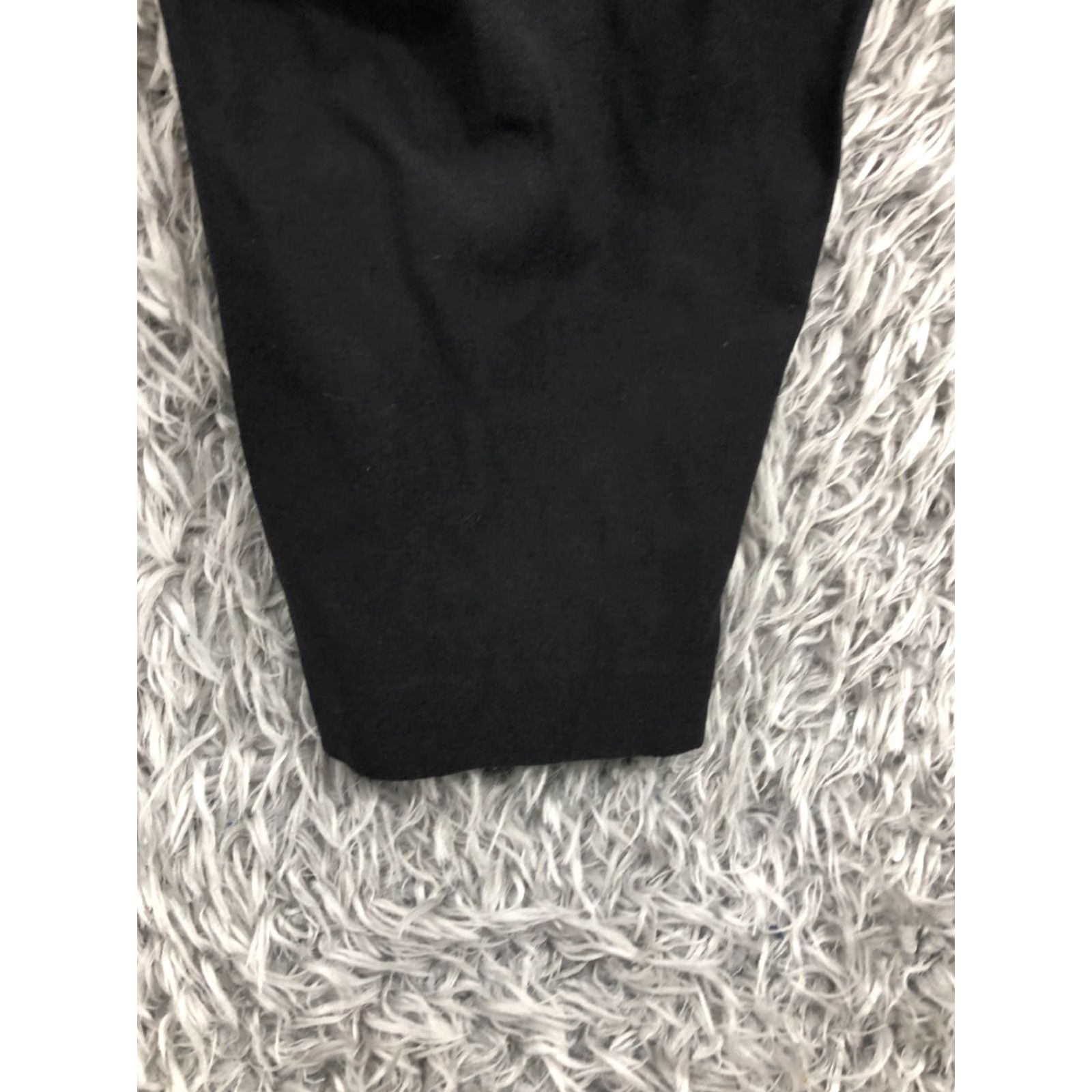 Vintage Maurices Pull On Capri Pants Womens Black 24W Regular Slim Straight 22in Inseam Flat Front Pockets Elastic Waist Plus Size Flaw Noted Size 42" / US 20 - 7 Thumbnail