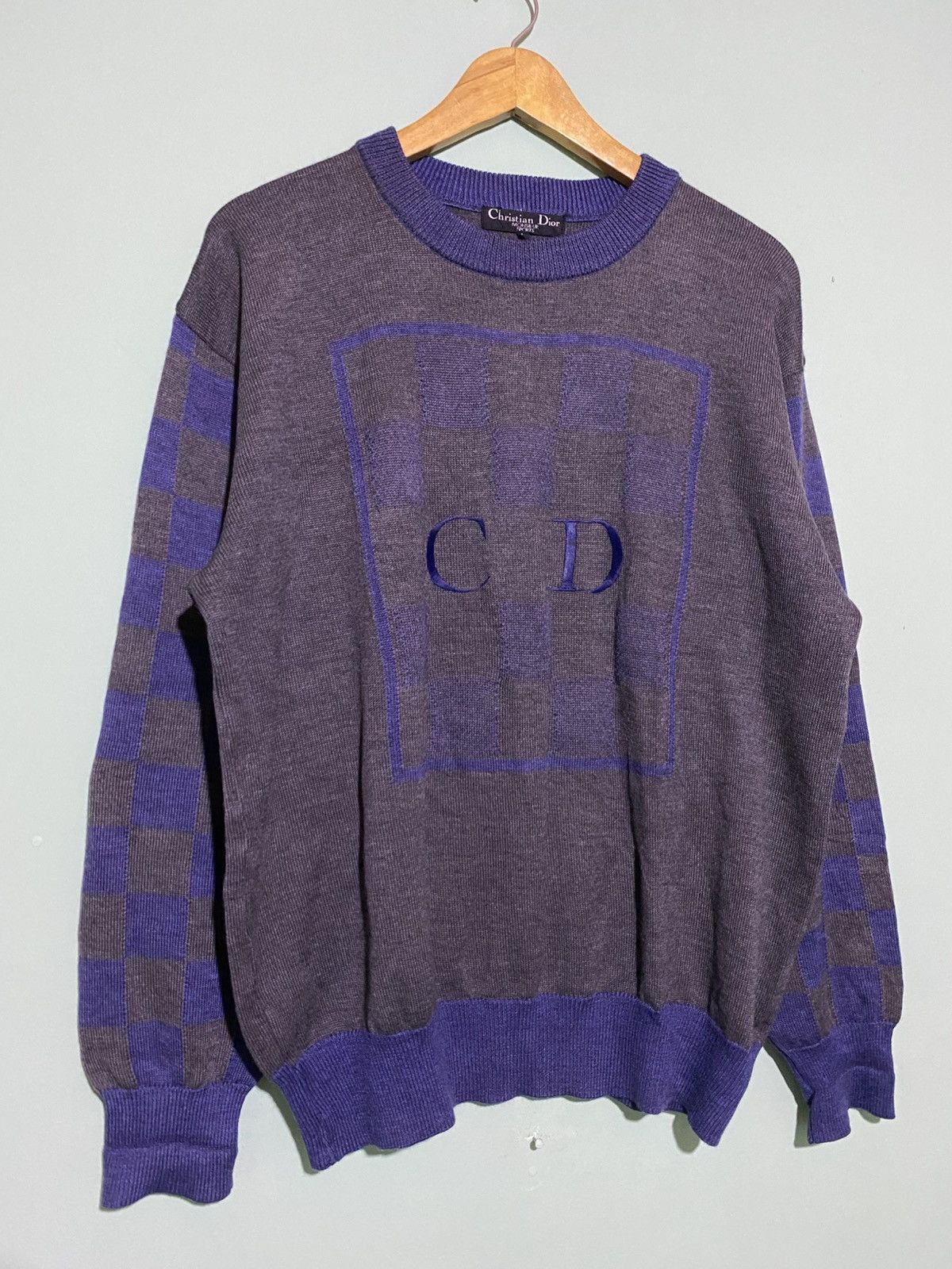 Christian Dior Monsieur VINTAGE JAPAN CHRISTIAN DIOR CD SWEATERS Size US L / EU 52-54 / 3 - 2 Thumbnail