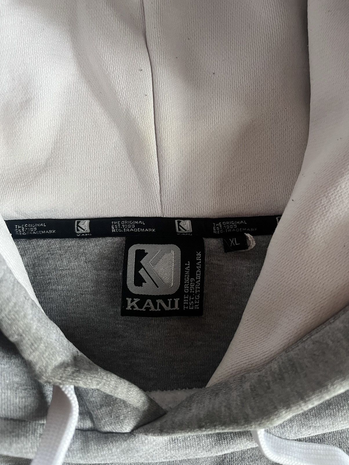 Karl Kani Karl Kani Big K Logo Baggy Grey Hoodie XL XXL Boxy Rare Size US XL / EU 56 / 4 - 10 Thumbnail