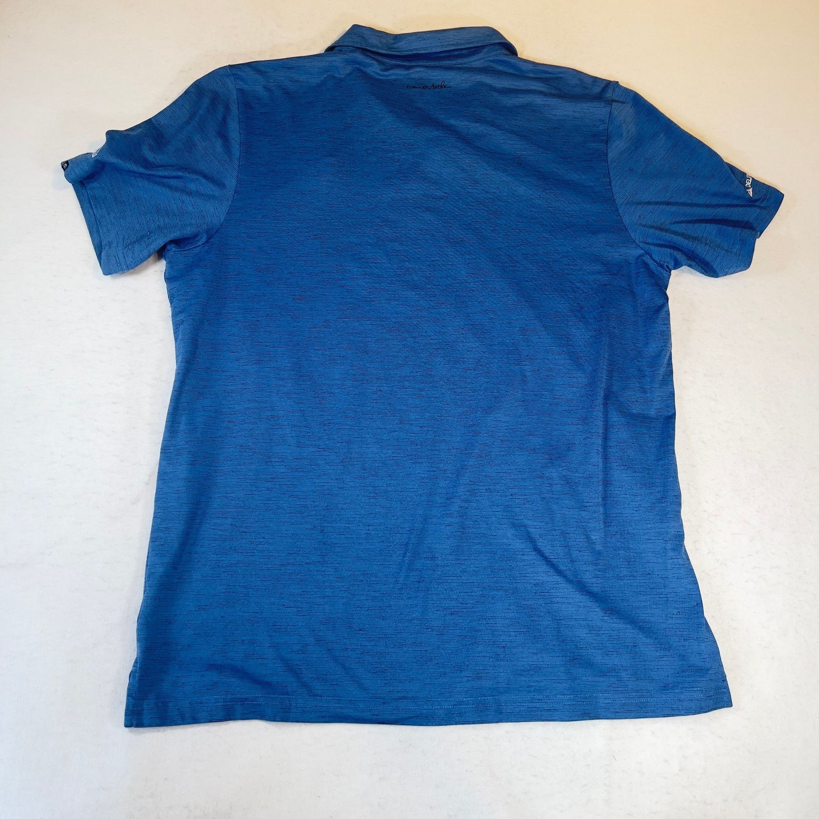 TravisMathew Travis Mathew Golf Polo Shirt Men's 2XL "Textured" Blue Size US XXL / EU 58 / 5 - 9 Thumbnail