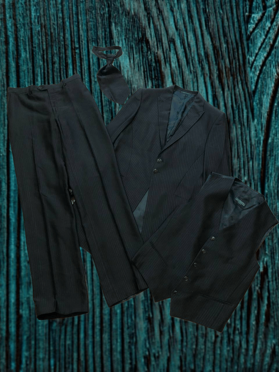 Carlo Pignatelli Classic Suits Black Vintage Carlo Pignatelli Y2K Size 40R - 1 Thumbnail