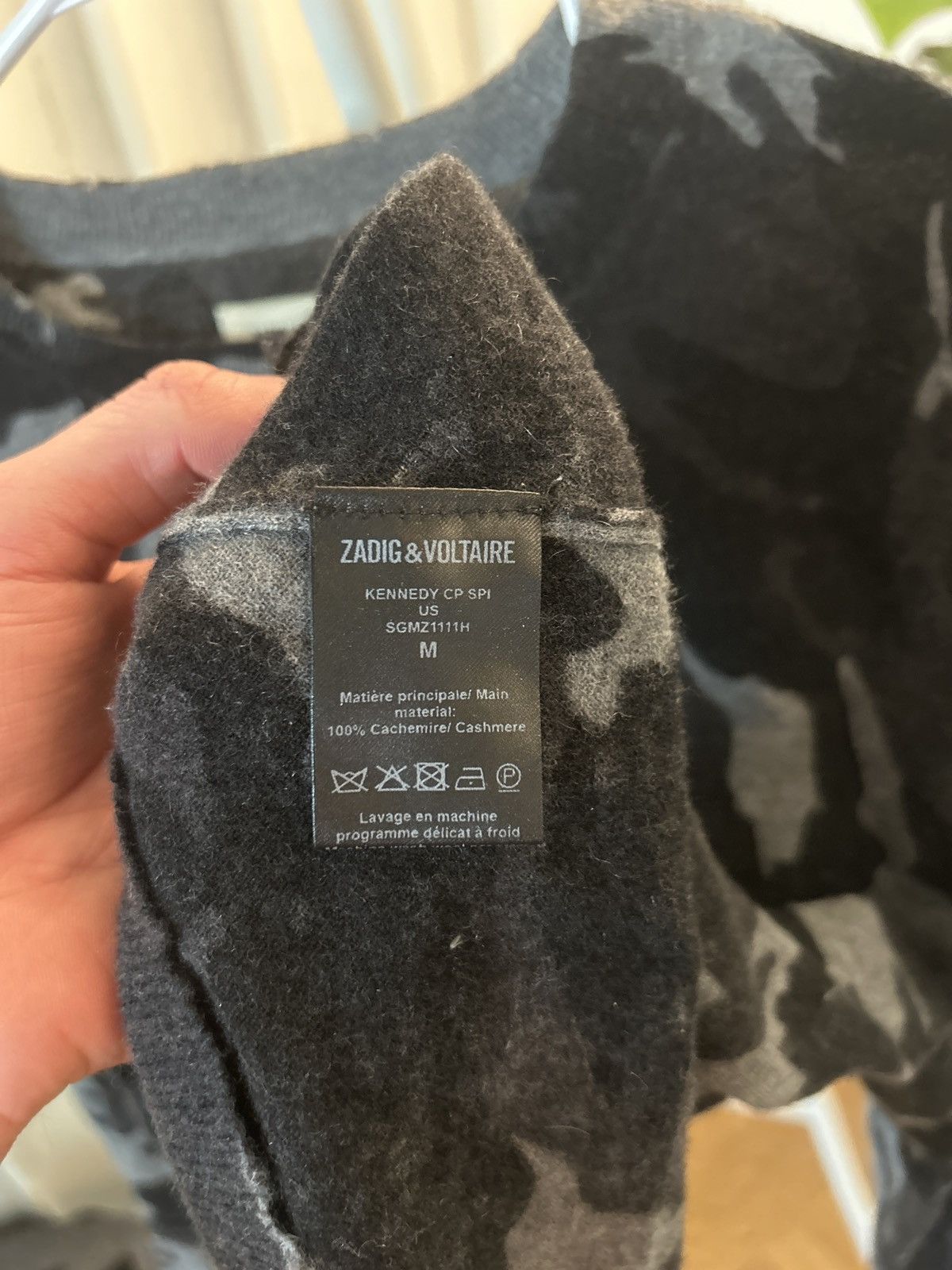 Zadig & Voltaire 💯 % Cashmere knit sweater Size US M / EU 48-50 / 2 - 4 Thumbnail