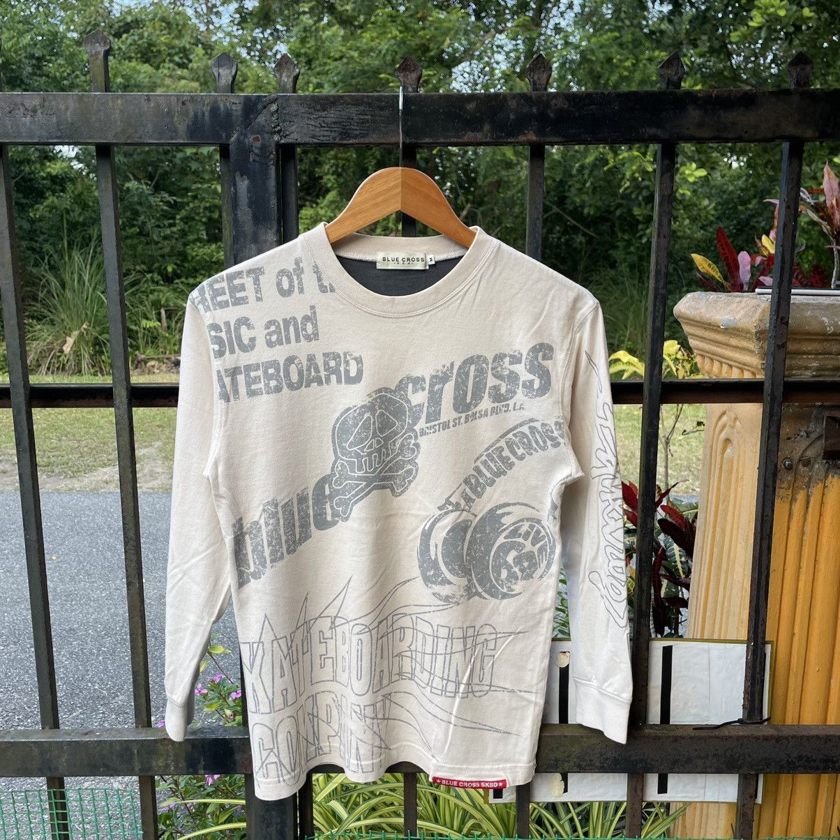 Welcome Skateboards 🔥Vintage Blue Cross Skateboarding Company Long Sleeves Tee Size US S / EU 44-46 / 1 - 1 Thumbnail