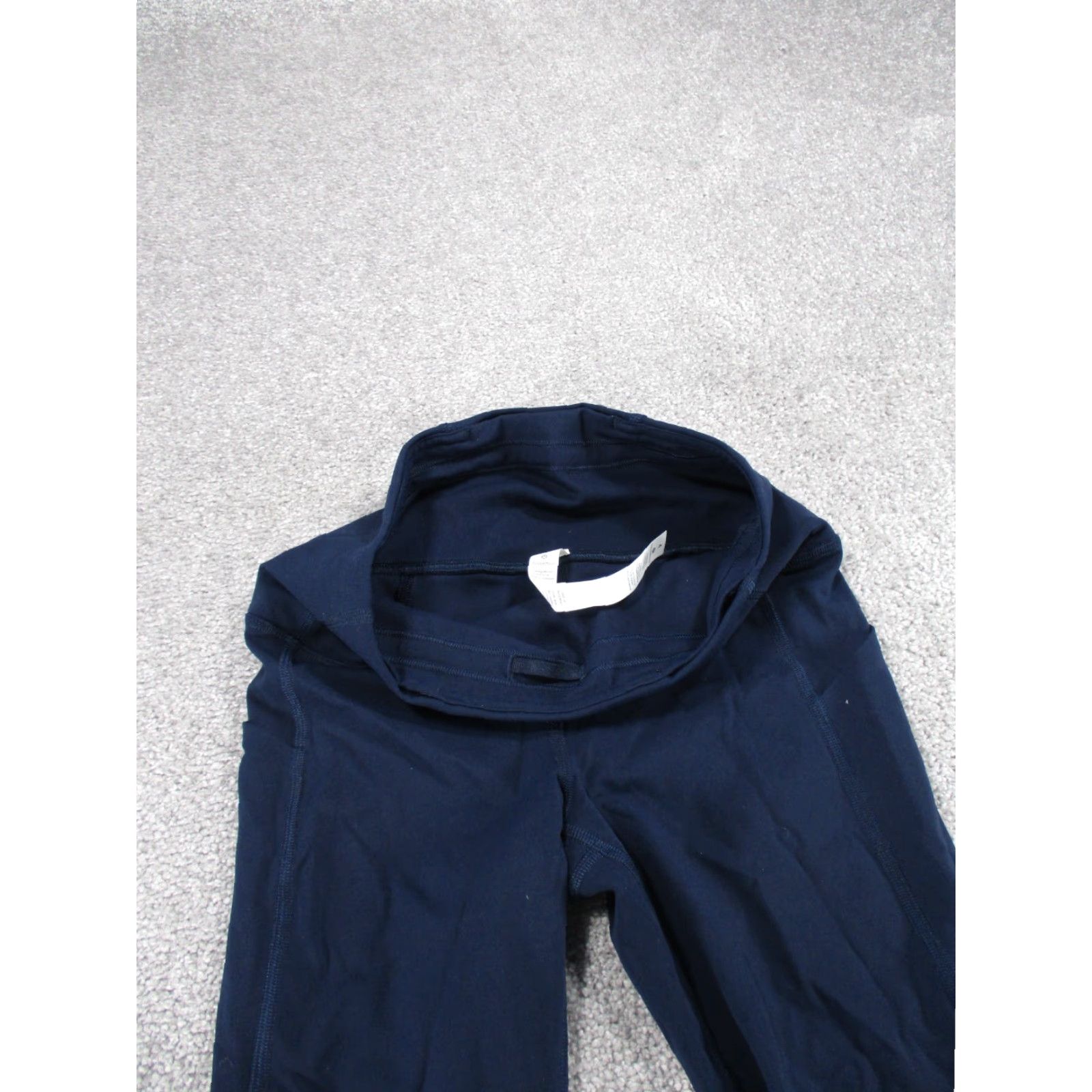 Lululemon VINTAGE Lululemon Leggings Womens 4 Pace Rival HR Crop Athletic Activewear Running Jogging Navy Blue 90s Women Size 27" / US 4 / IT 40 - 3 Thumbnail
