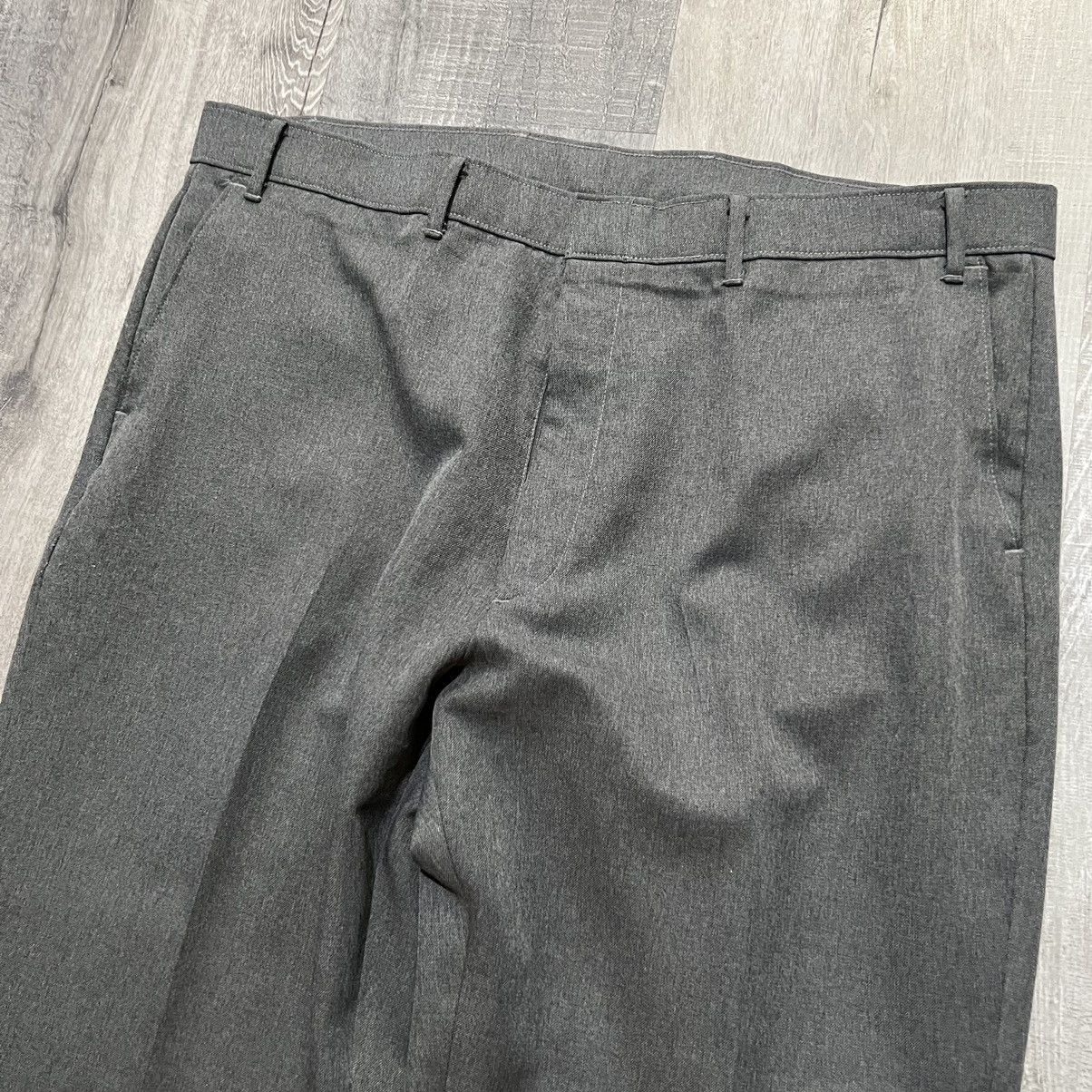 Levi's × Vintage VTG Levis Sta-Prest Grey Straight Action Slacks 90s Trousers Size US 41 - 3 Thumbnail