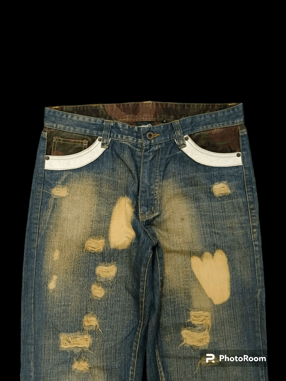 Japanese Brand SICKC RUSTY RIPED MADE BY AVENUE DENIM PANTS Size US 33 - 3 Thumbnail