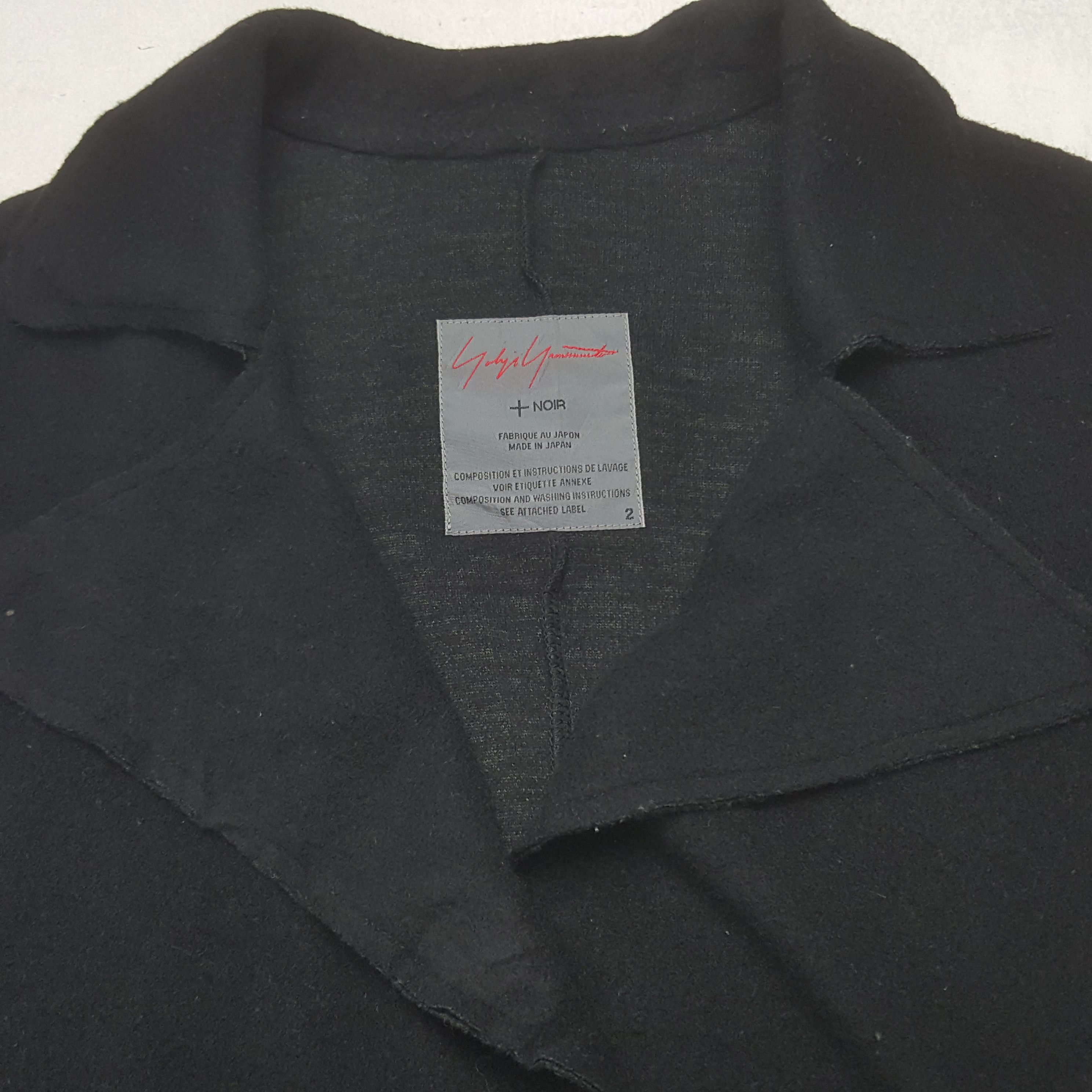 Yohji Yamamoto Vintage Yohji Yamamoto Wool Jacket Size XS / US 0-2 / IT 36-38 - 3 Thumbnail