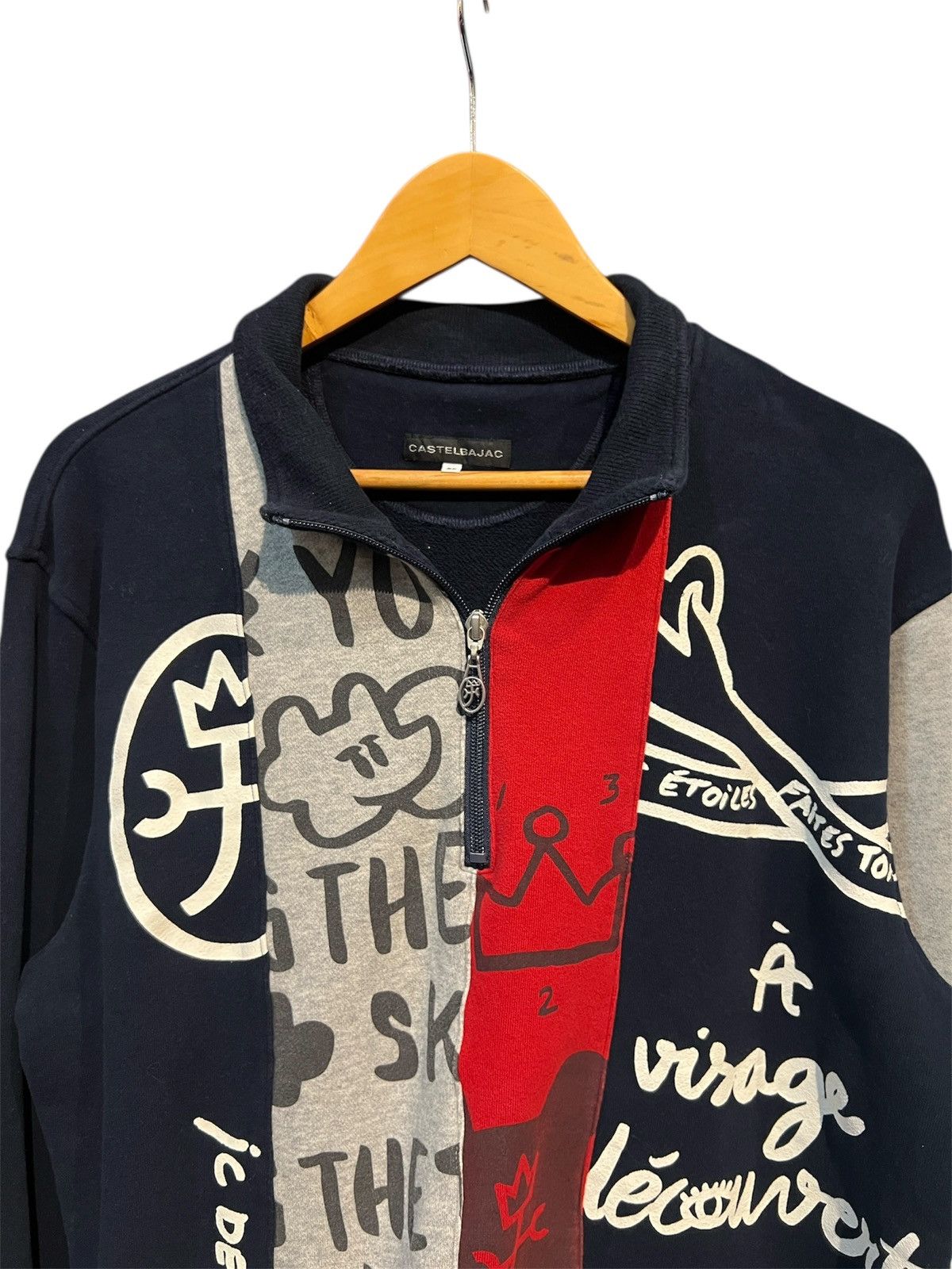 Jean Charles De Castelbajac Jean Charles De Castlebajac halfzipper sweatshirt Size US L / EU 52-54 / 3 - 2 Thumbnail