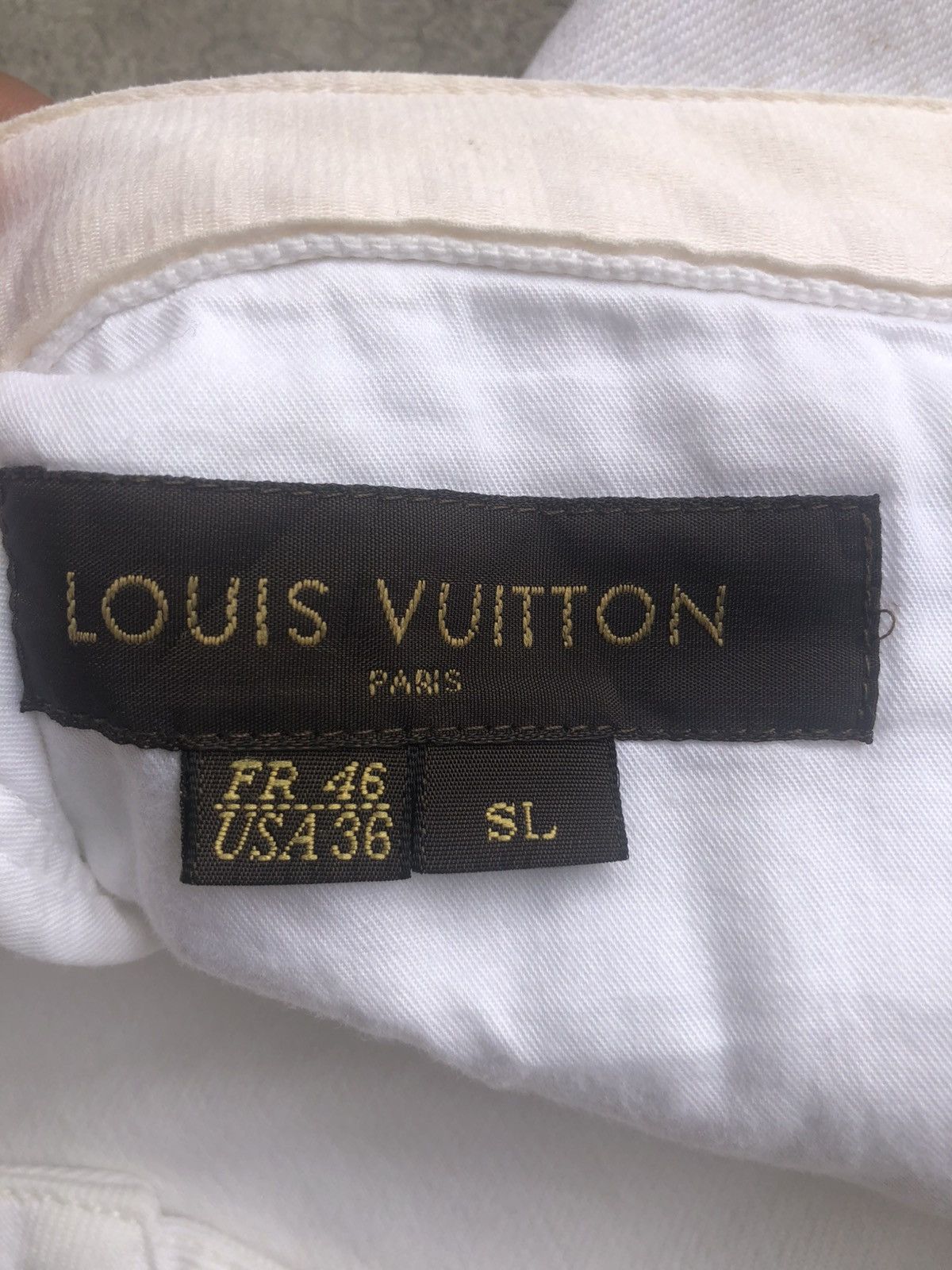 Louis Vuitton Louis Vuitton Embroidered V Leather Denim Size US 36 / EU 52 - 20 Thumbnail