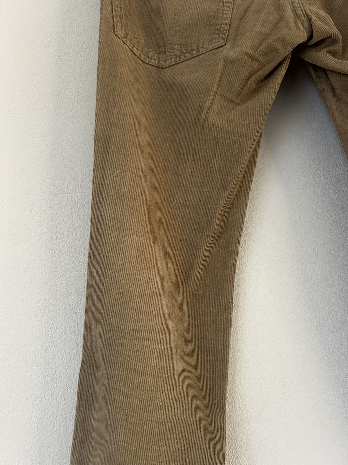 Dries Van Noten Dolce & Gabbana Brown Distressed Corduroy Pants Size US 33 - 13 Thumbnail