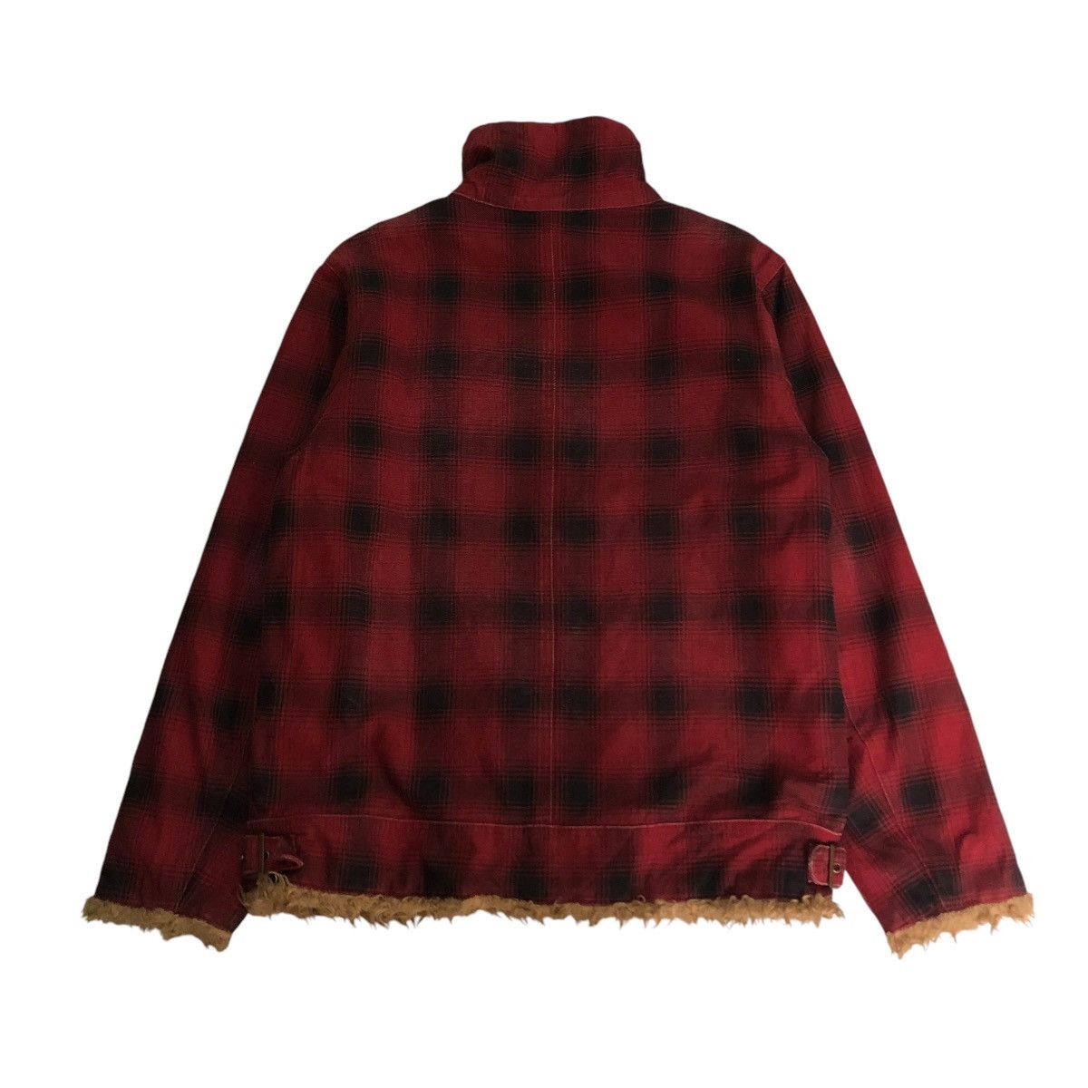 Hysteric Glamour 🔥VTG BIKER JACKET RANCH WEAR MARLONO FUR BLANKET TARTAN Size US L / EU 52-54 / 3 - 2 Thumbnail