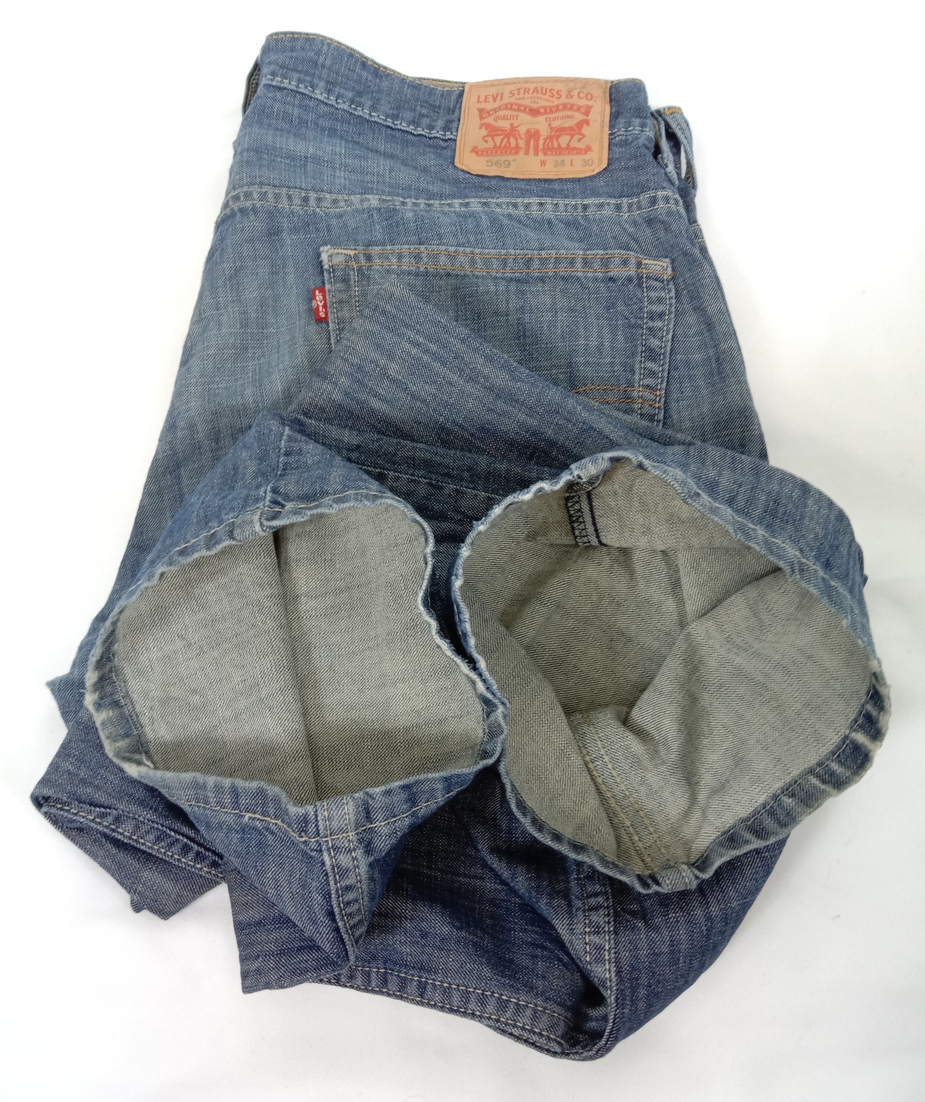 Levi's Vintage Levi's 569 Jeans Loose Straight Denim Size US 34 / EU 50 - 16 Thumbnail