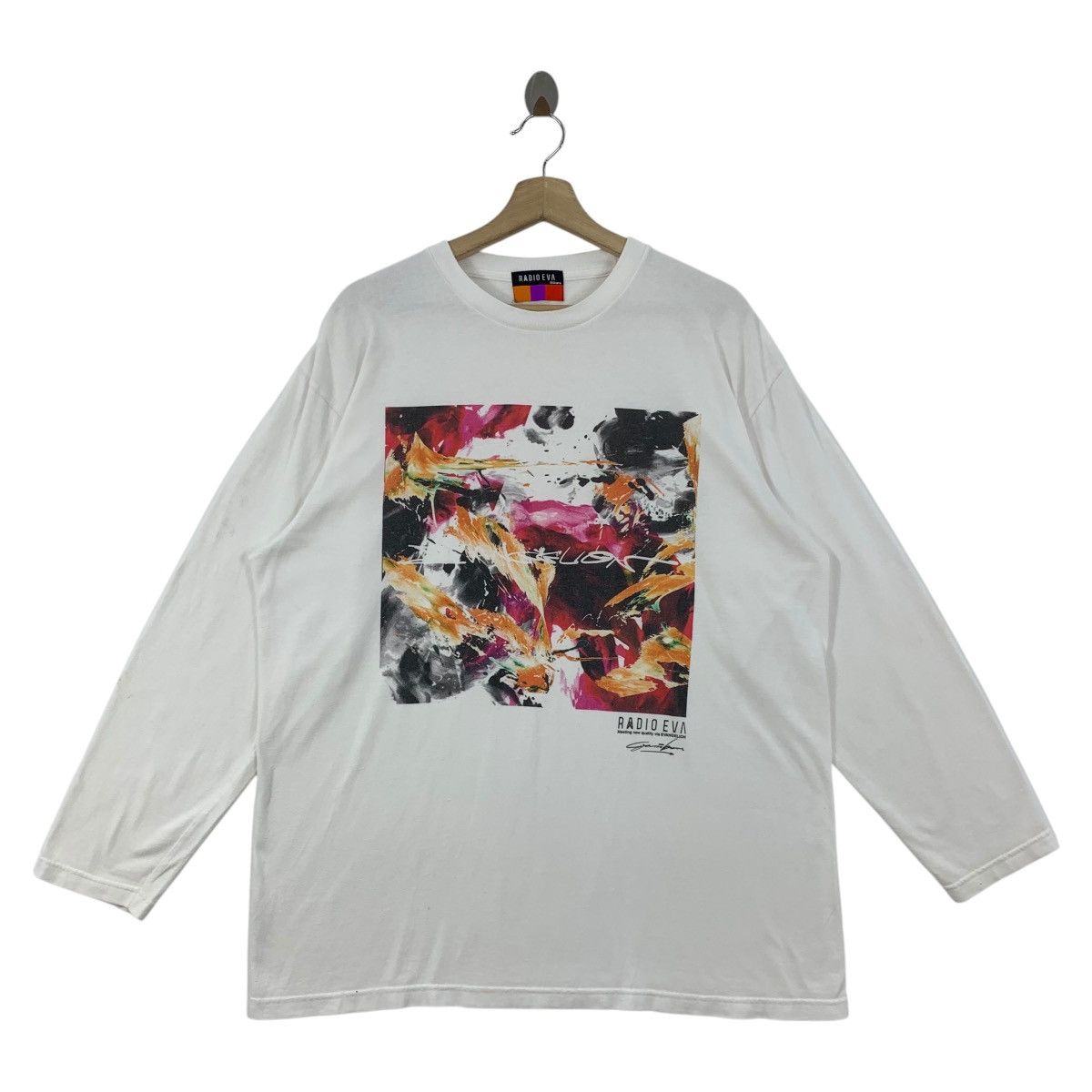 RADIOEVA EVANGELION neon genesis anime long sleeve tee