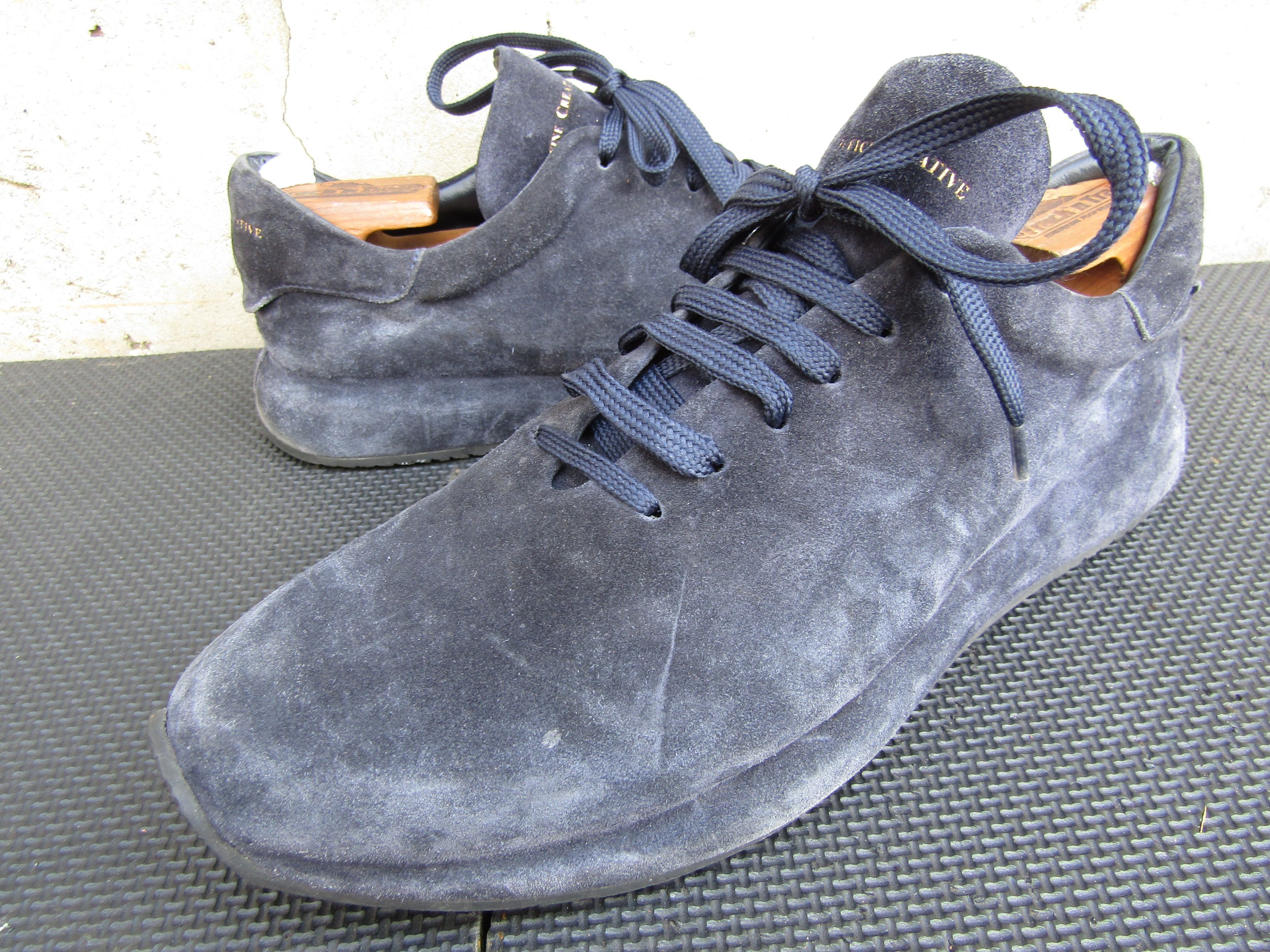 Officine Creative OFFICINE CREATIVE Race Navy Blue Suede Sneakers Size US 10 / EU 43 - 1 Thumbnail