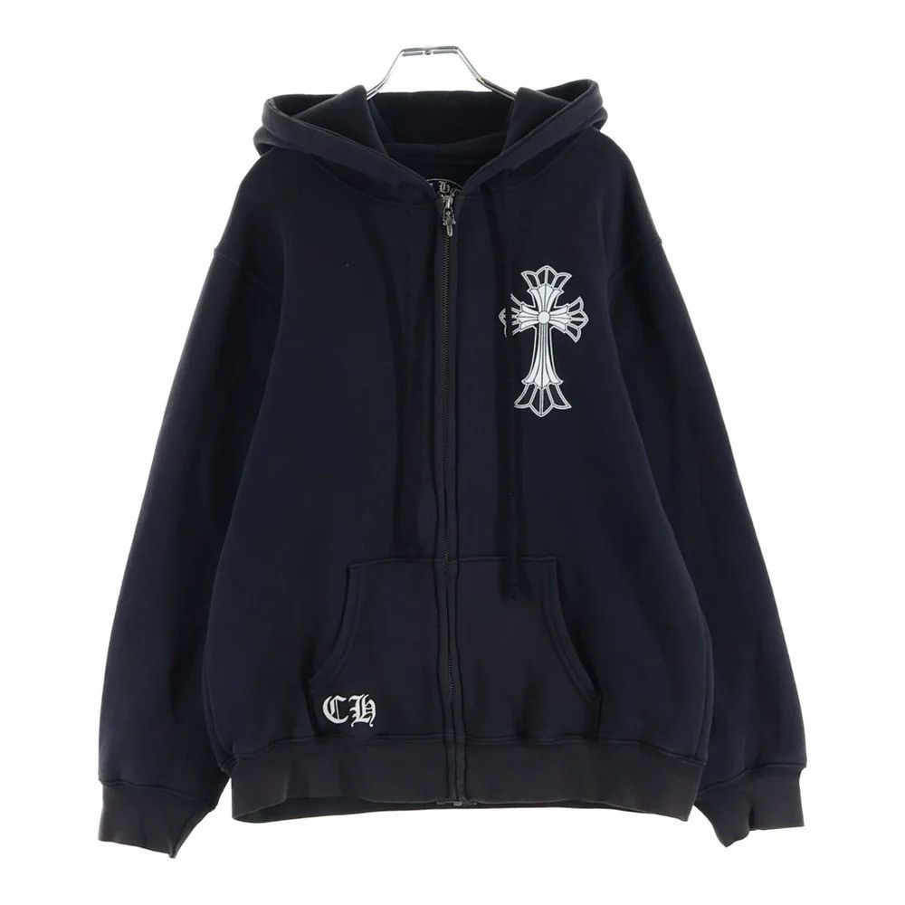 Chrome Hearts Chrome Heart Dagger Red Hoodie Zip | Grailed