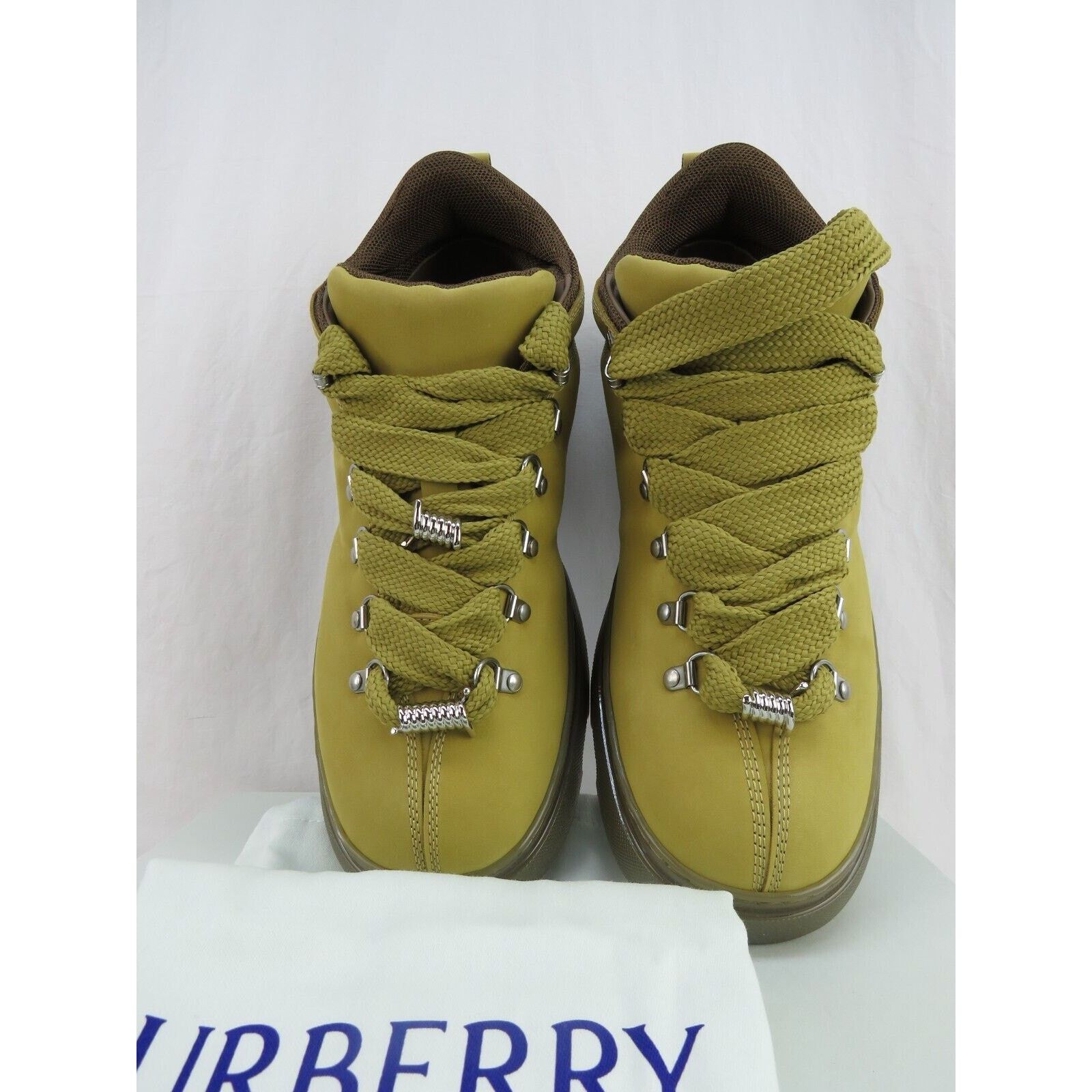 Burberry BURBERRY TREK BEIGE LEATHER LACE HIKING BOOTS US 8.5 41.5 IT Size US 8.5 / EU 41-42 - 11 Thumbnail