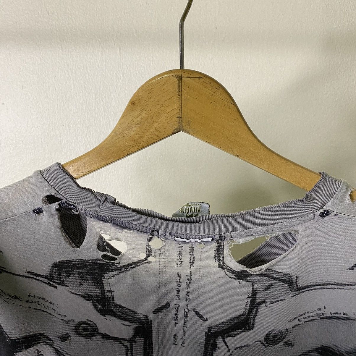 Playstation × Vintage Vtg Y2K Metal Gear Solid Games 25th Anniversary Distress Tee Size US S / EU 44-46 / 1 - 3 Thumbnail