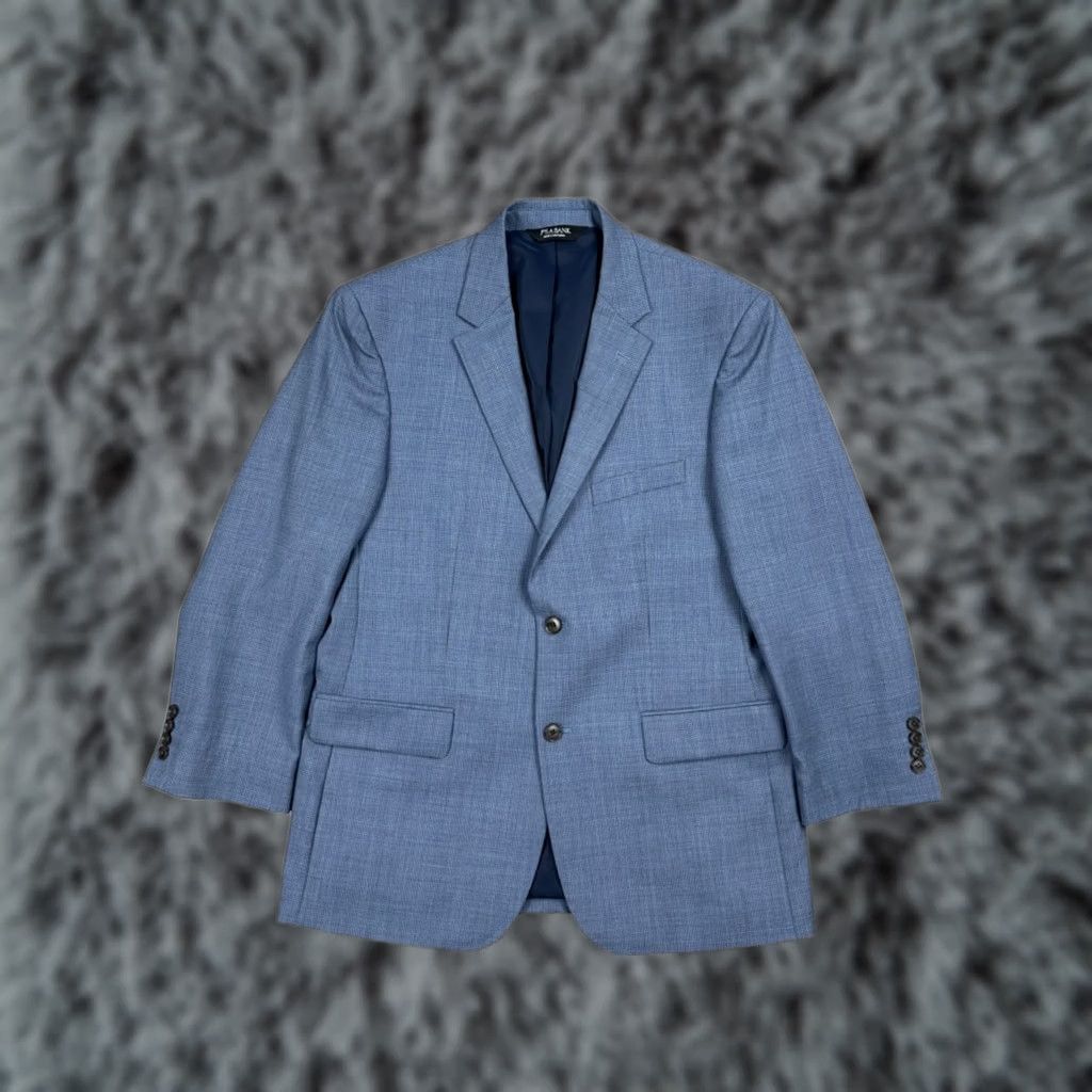 Jos. A. Bank Jos. A. Bank Traveller Tailored Fit Textured Wool Blazer - 42R, Blue, Men, 2 Piece, Blazer, Wool (100%), Regular, 42R, 2 Piece Listing Size 42R - 1 Thumbnail