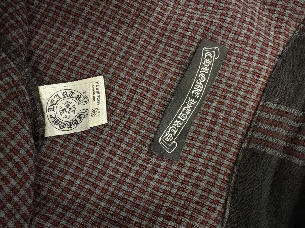 Chrome Hearts Chrome Hearts Plaid Shirt Flannel Button with leather cross Size US S / EU 44-46 / 1 - 7 Thumbnail