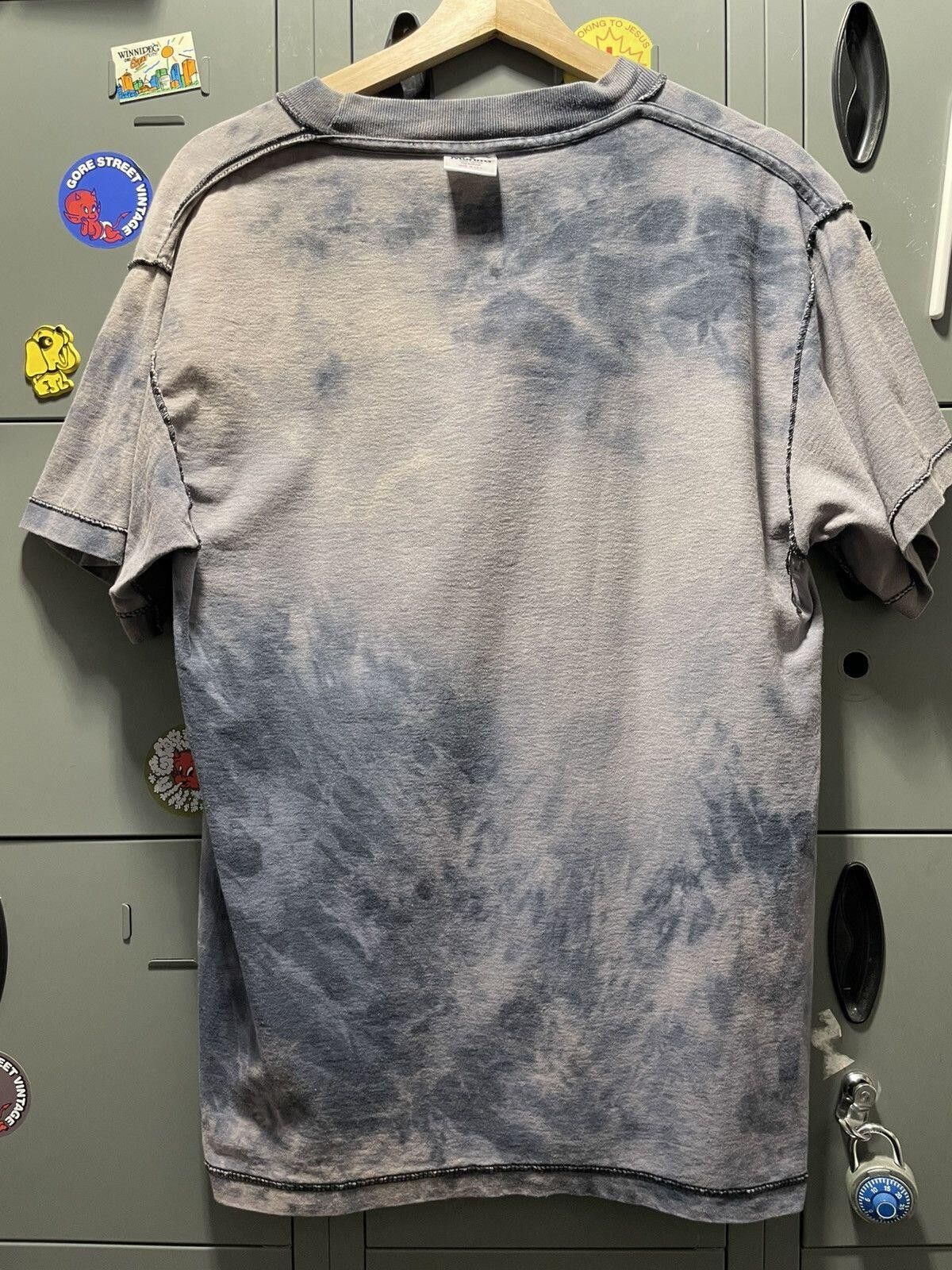 Vintage NOT TODAY SATAN marble dyed inside out 90s tee Size US M / EU 48-50 / 2 - 2 Thumbnail