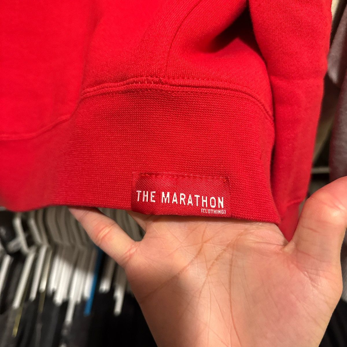 Other The Marathon Clothing Bar Logo Hoodie - Red Medium Size US M / EU 48-50 / 2 - 4 Thumbnail