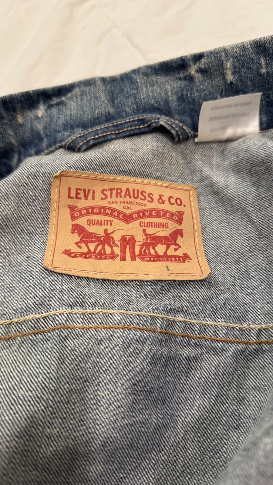 Levi's Levi’s Denim Trucker Jacket L Size US L / EU 52-54 / 3 - 4 Thumbnail