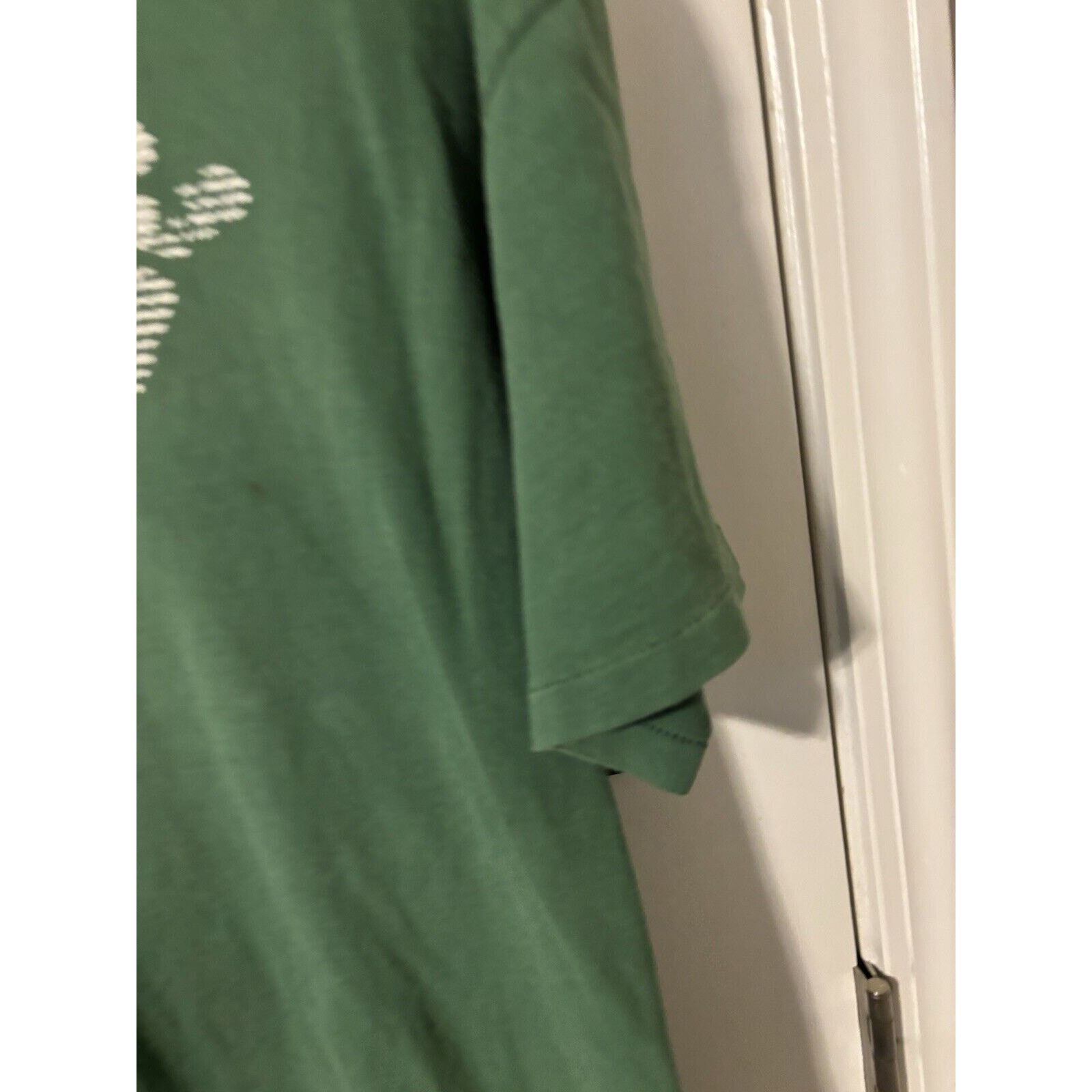 Other vintage shredded faded single stitched 80s green L shirt Size US L / EU 52-54 / 3 - 5 Thumbnail