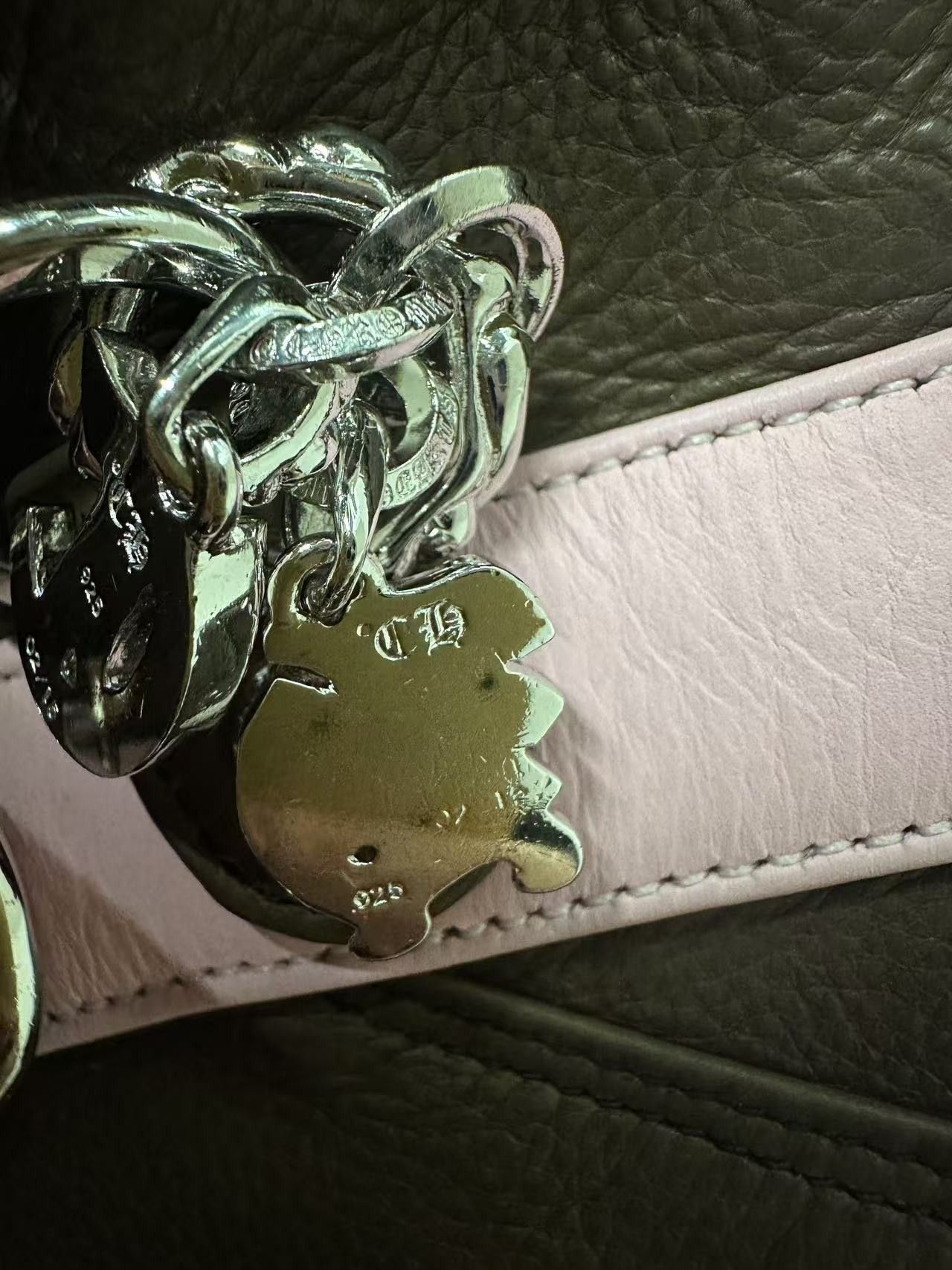 Chrome Hearts Chrome Hearts Brown&Pink Leather Casper Shoulder Bag Size ONE SIZE - 9 Thumbnail