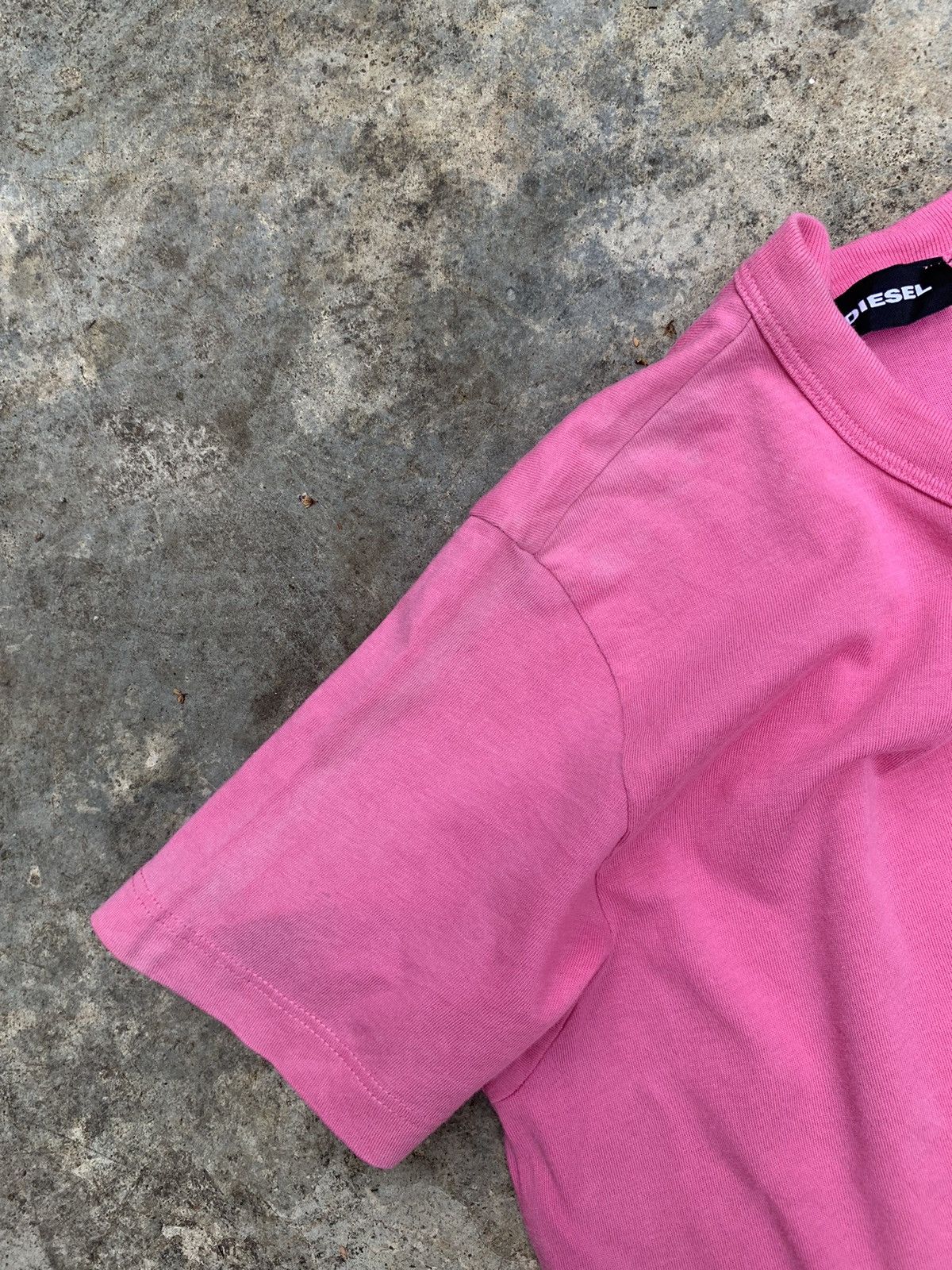 Diesel y2k Diesel Neck Ring Design Pink Top Tee Size S / US 4 / IT 40 - 11 Thumbnail