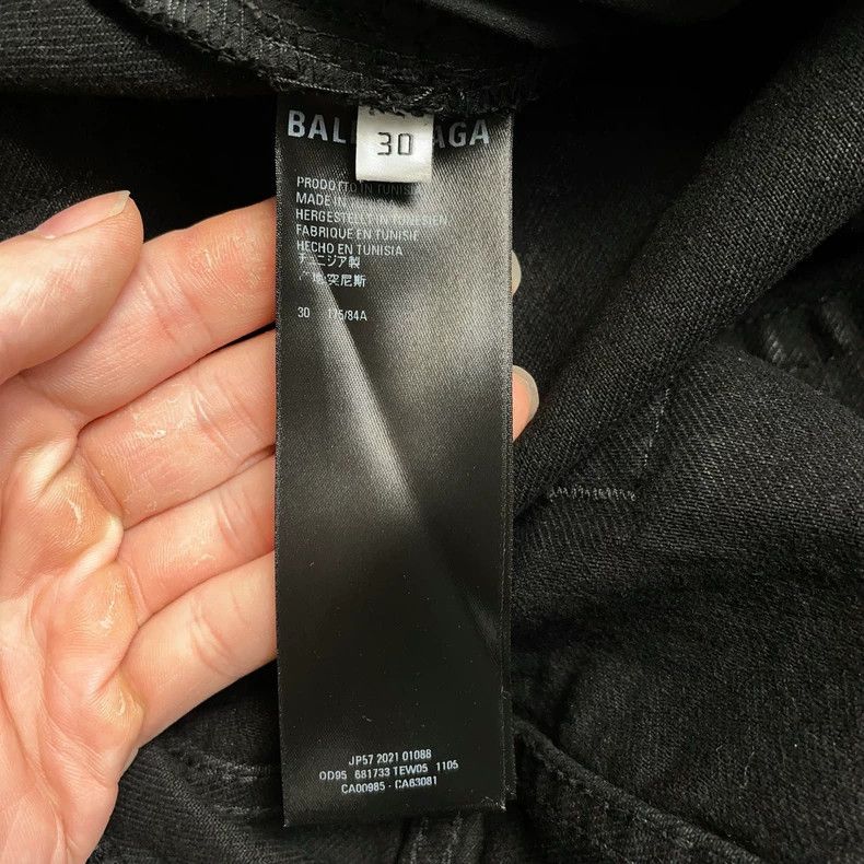 Balenciaga Balenciaga Black leather jeans 2501-Nextarrow Size US 30 / EU 46 - 5 Thumbnail