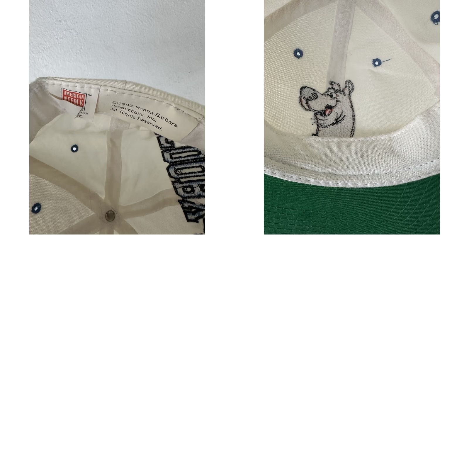 American Needle VINTAGE 1993 Scooby Doo Snapback American Needle 90s White Cotton Men One Size Adjustable Hats Size ONE SIZE - 8 Thumbnail