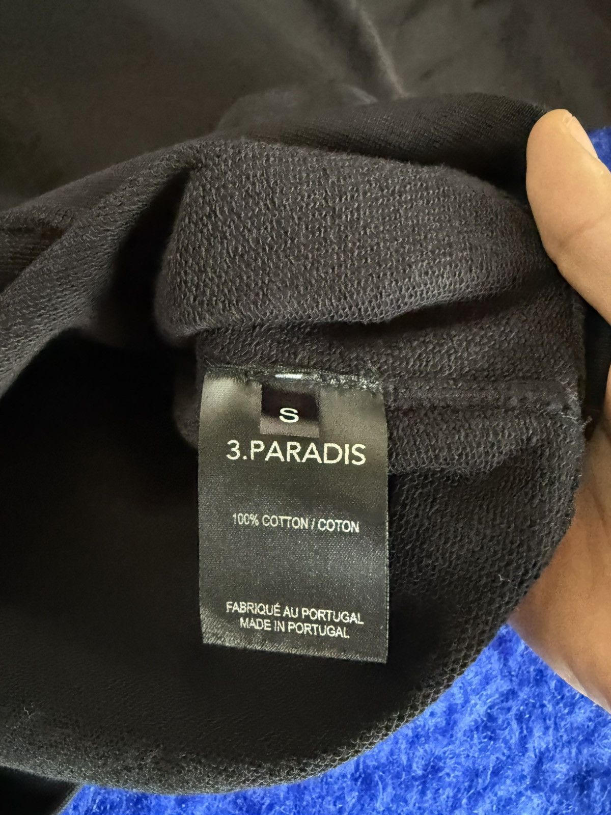 3.PARADIS 3.PARADIS x PSG Paris Logo Crewneck Sweatshirt Black S Size US S / EU 44-46 / 1 - 5 Thumbnail